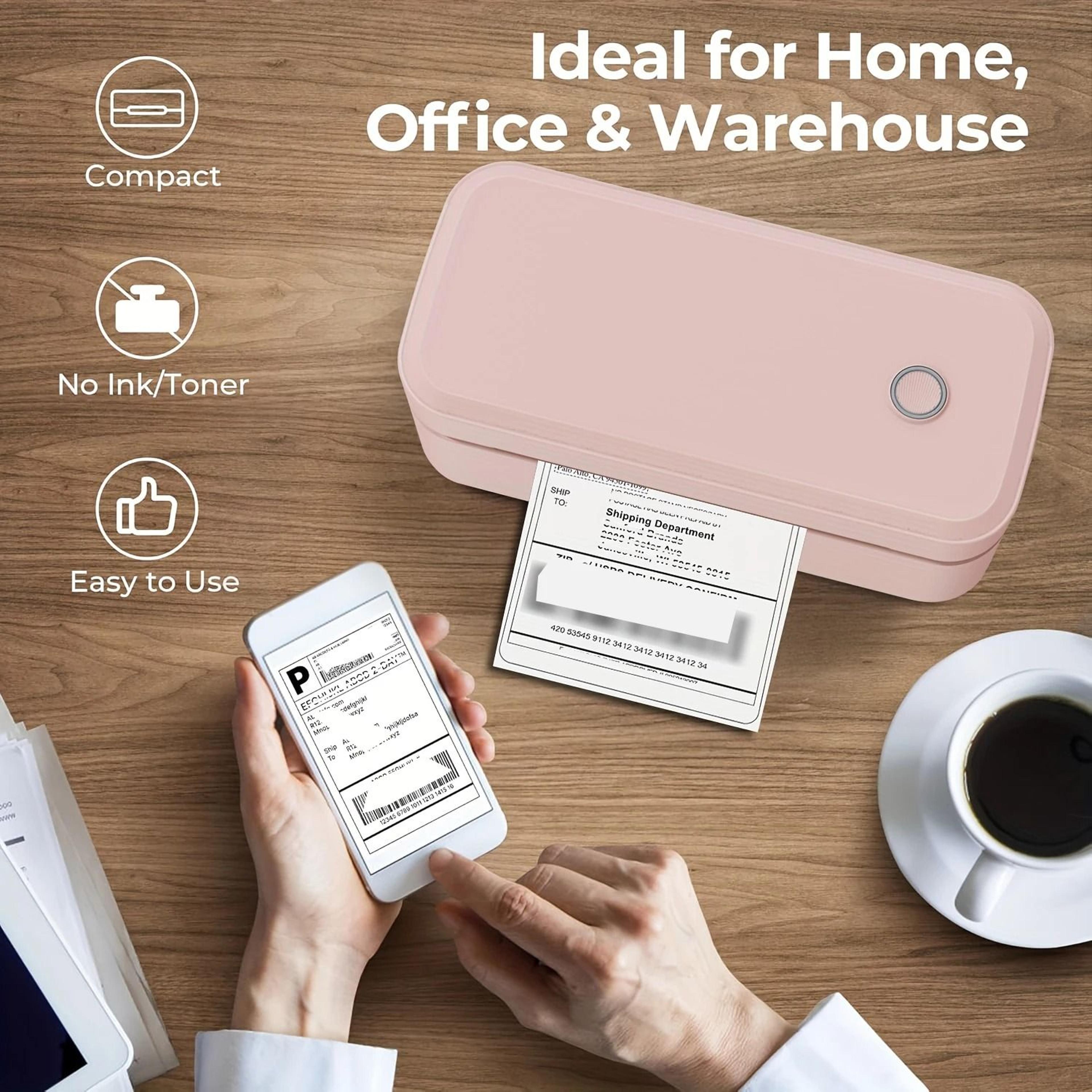 Marklife X4 Wireless Bluetooth 4x6 Thermal Shipping Label Printer For IOS Android  Windows 7