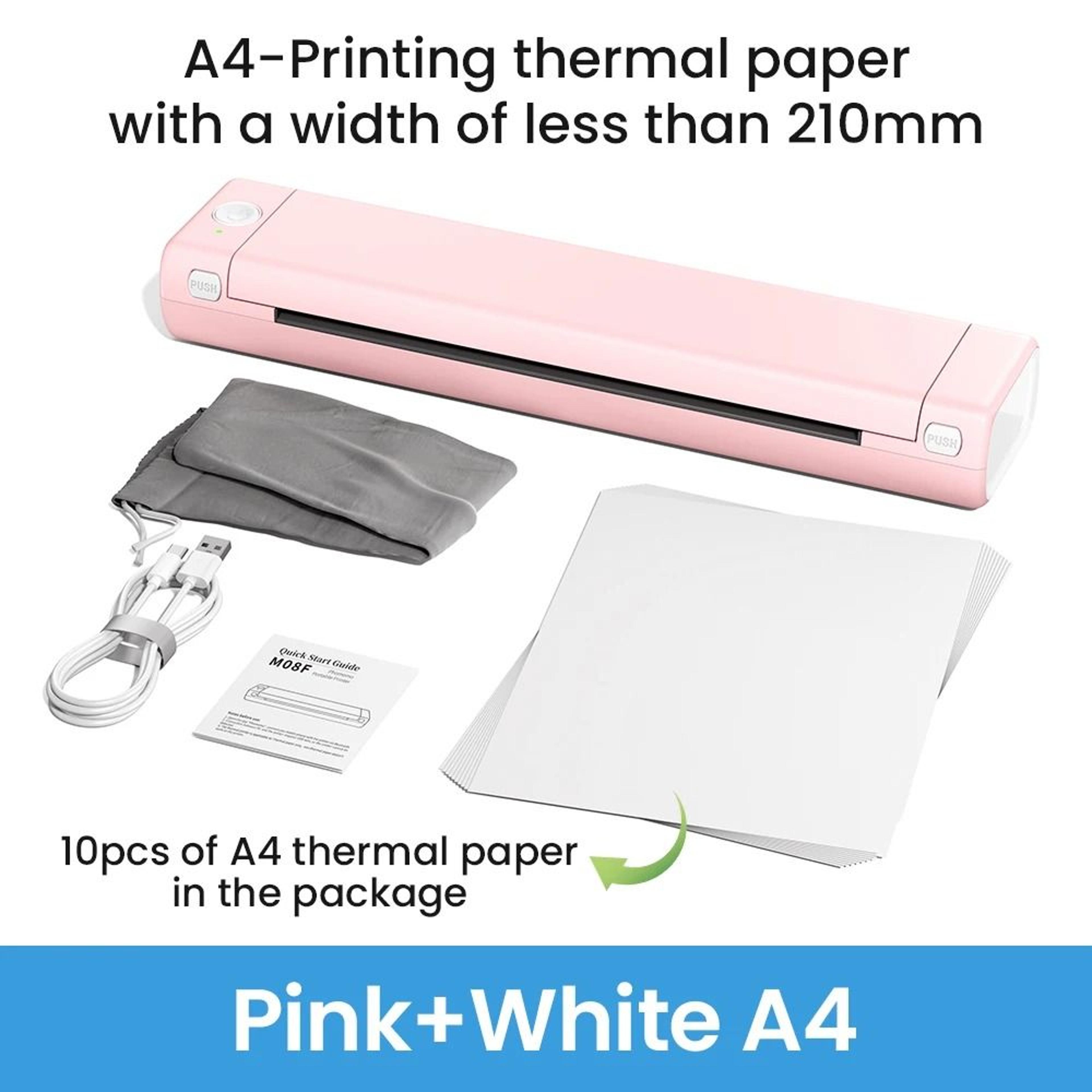 Phomemo M08F Portable A4 Wireless Thermal Printer  Mobile Tattoo Stencil Maker For Phone  PC 14