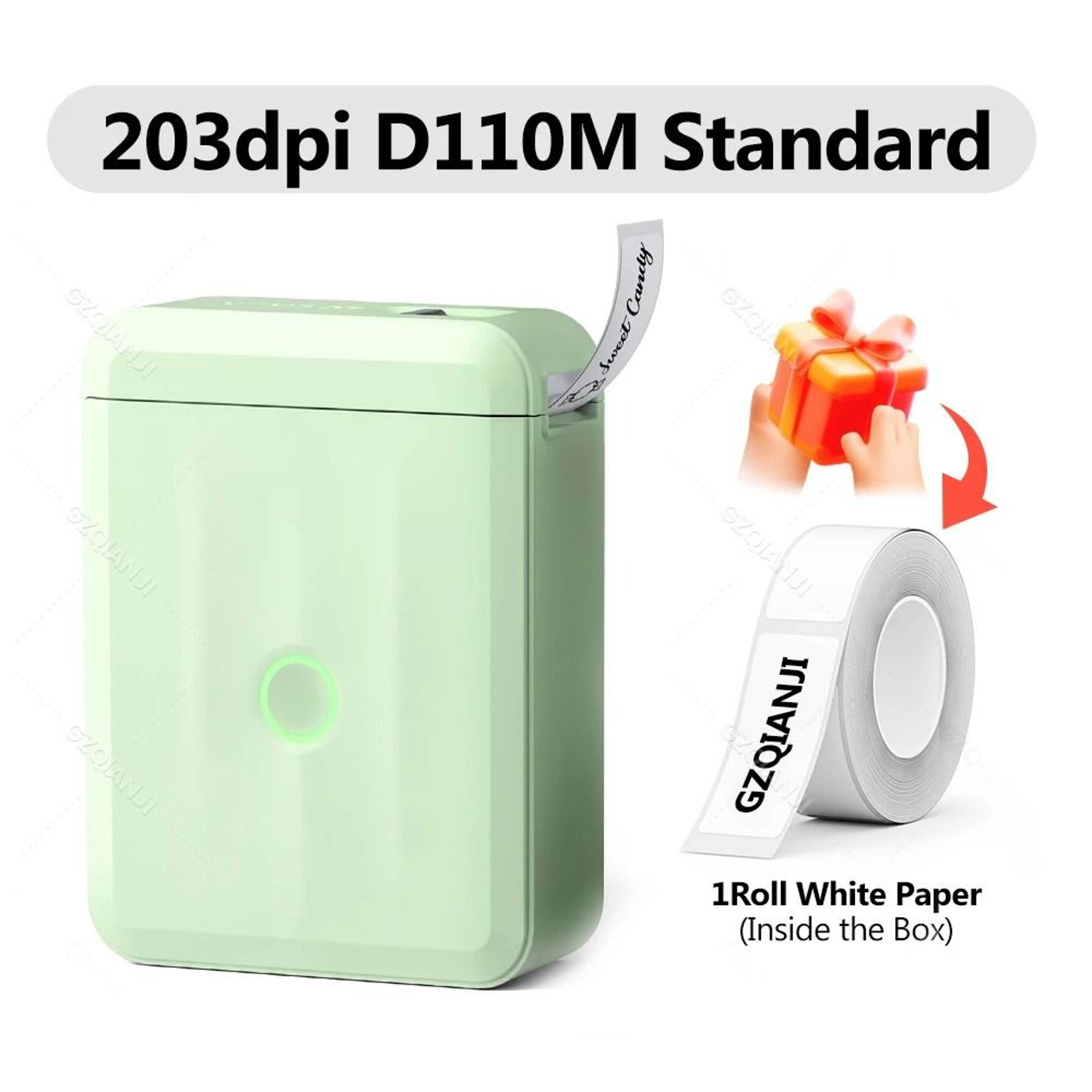NIIMBOT D110 Upgraded Version Mini Portable Thermal Label Printer With Tape For Home Kitchen  Schoo 10