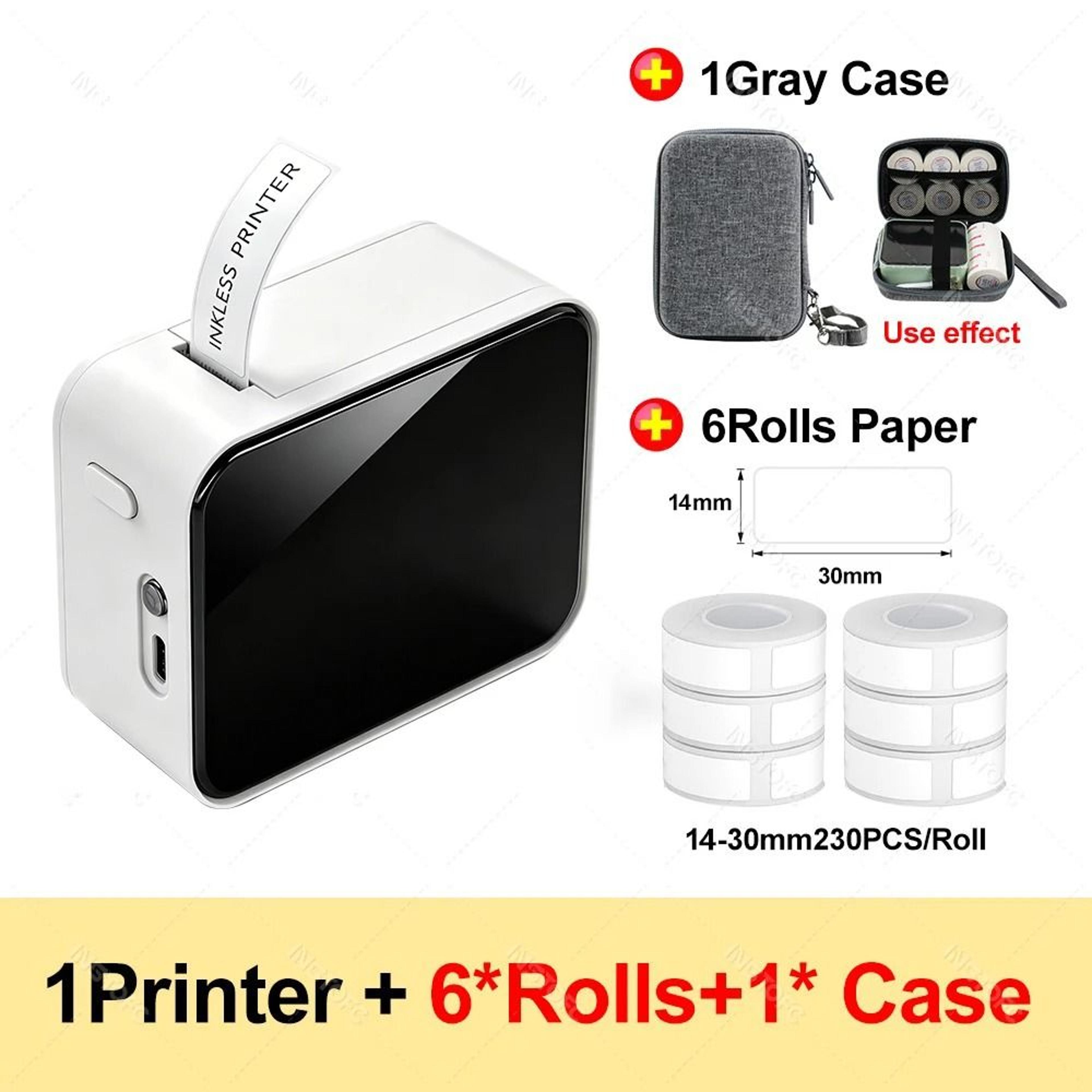 Marklife P15 Mini Wireless Bluetooth Thermal Label Printer For Office Kitchen  School Organization 13
