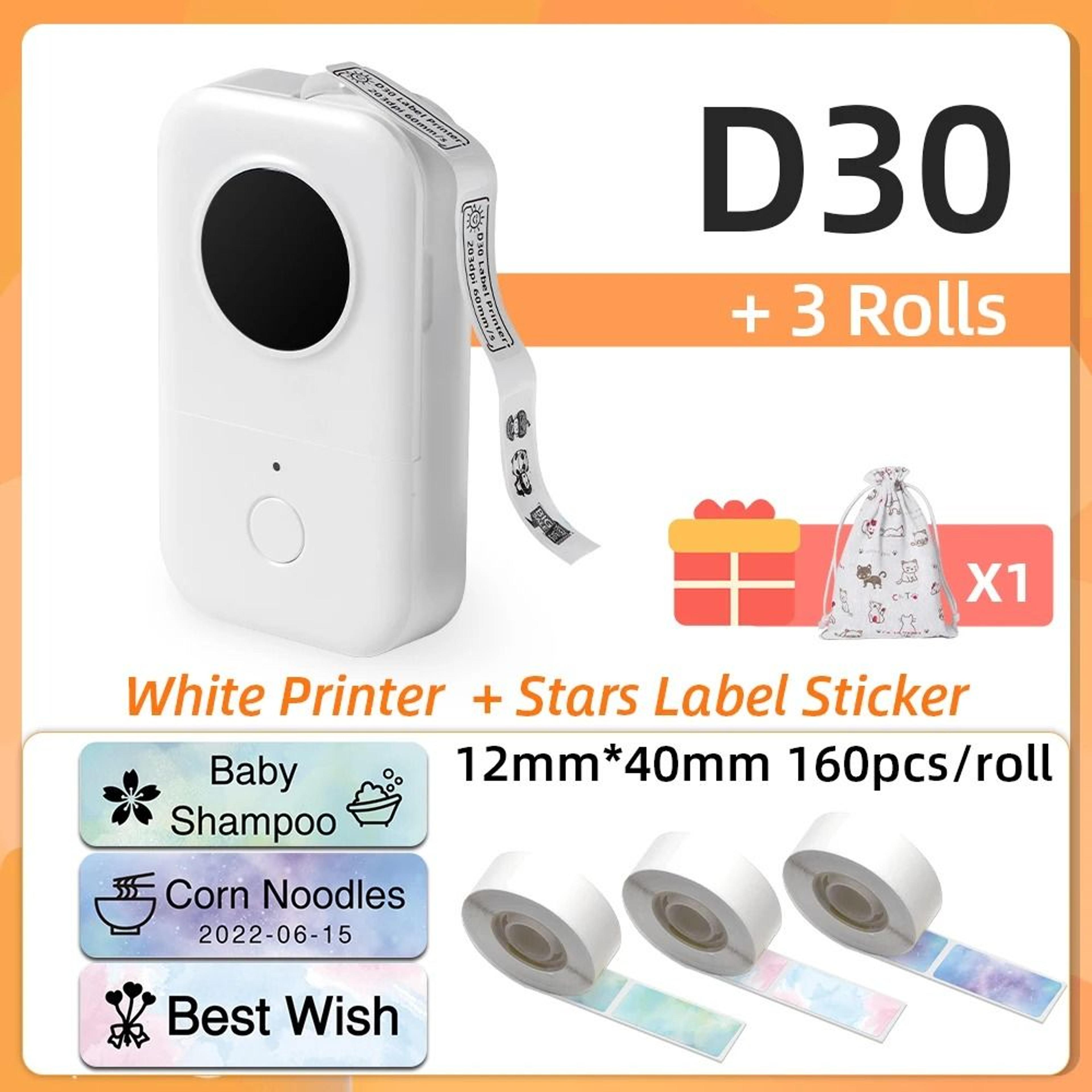 Phomemo D30 Mini Wireless Bluetooth Pocket Thermal Label Printer For Home School  Office 13
