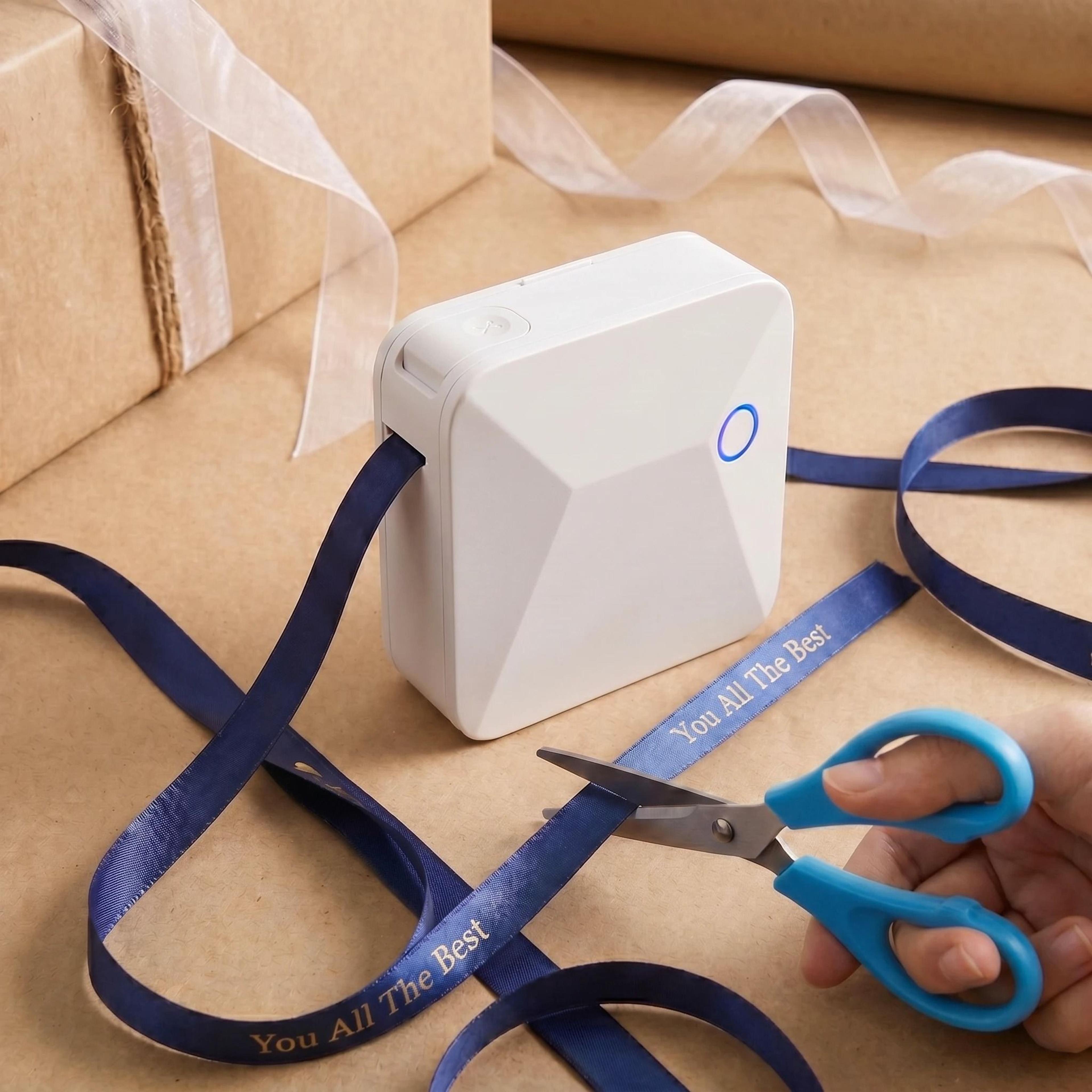 Marklife R15 Ribbon Label Printer Rechargeable Bluetooth Portable Label Maker For Gift Wrapping Sat 1