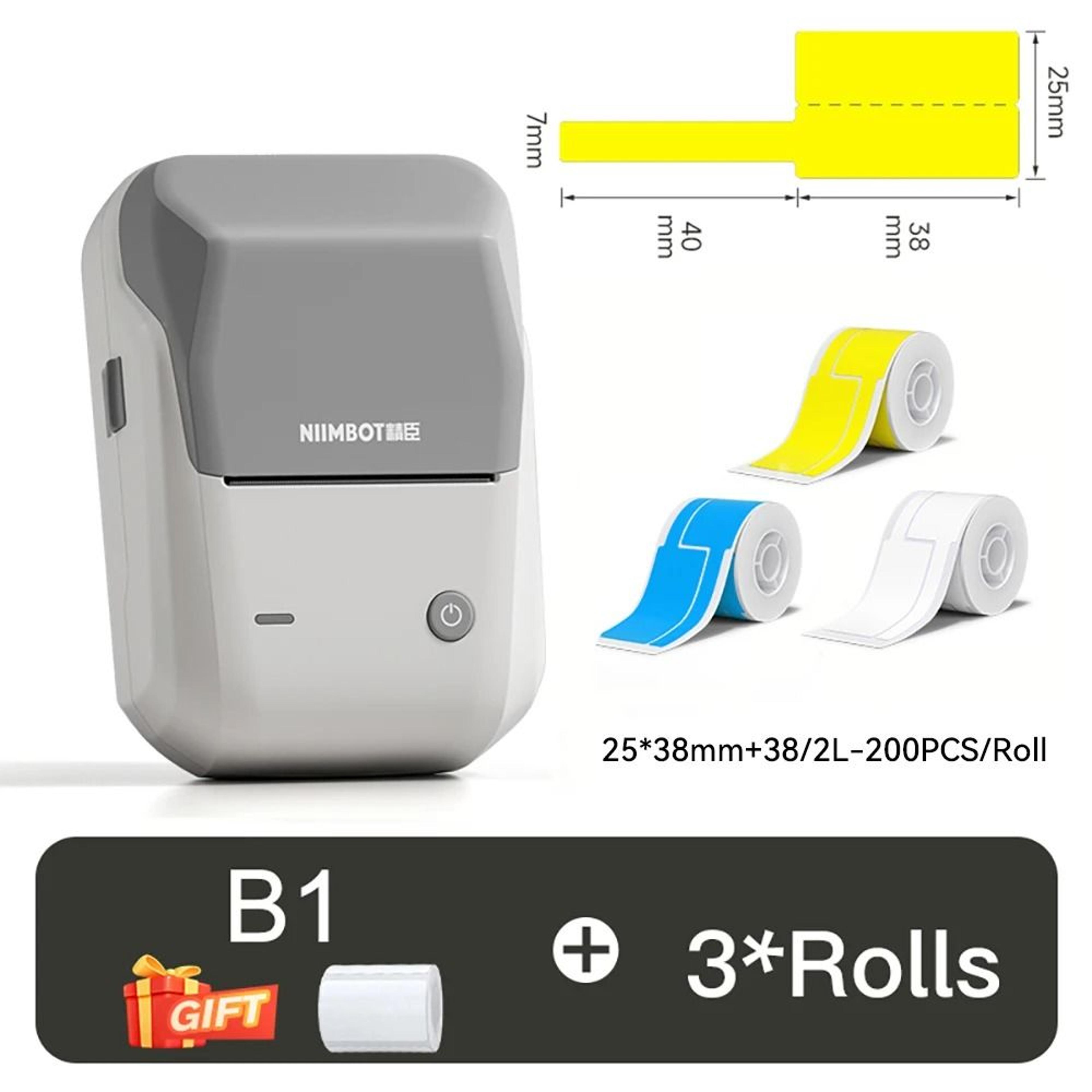 NIIMBOT B1 Mini Wireless Bluetooth Thermal Label Printer  Cable Tag Maker For Office  Home 28