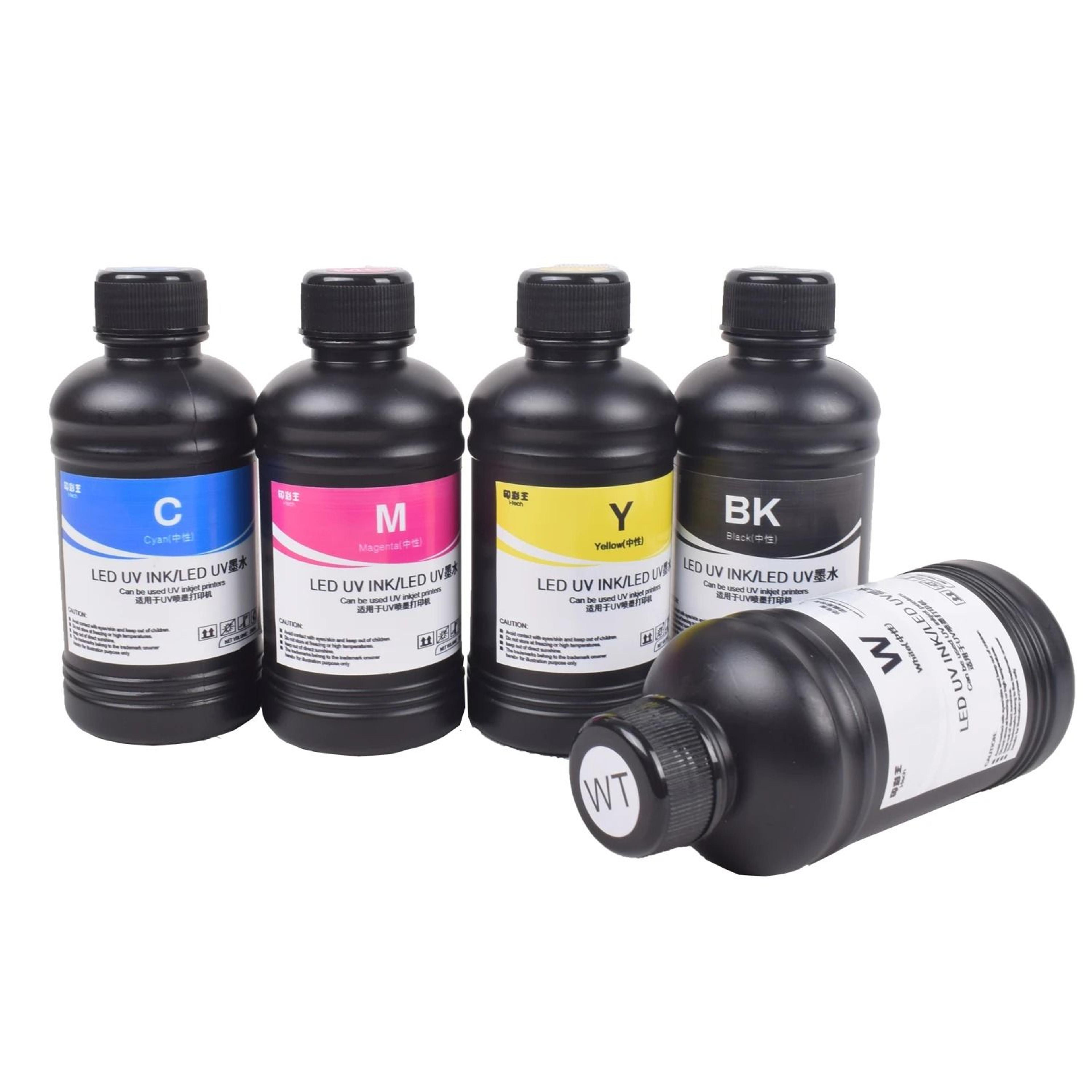 250ML Commercial UV Neutral  Soft Ink For EPSON R1390 L800 L1800 L805 XP600  TX800 UV Flatbed Print 1