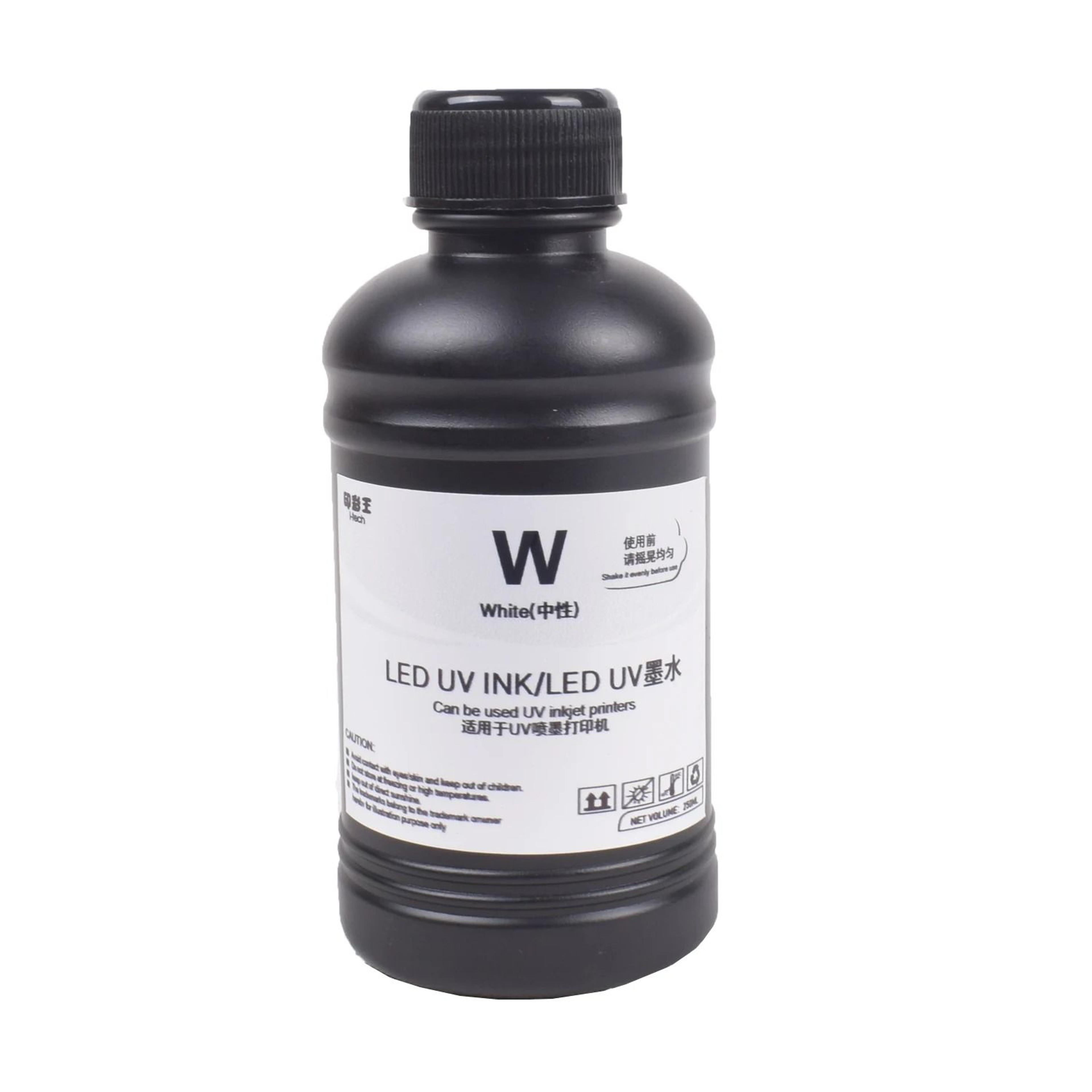 250ML Commercial UV Neutral  Soft Ink For EPSON R1390 L800 L1800 L805 XP600  TX800 UV Flatbed Print 3