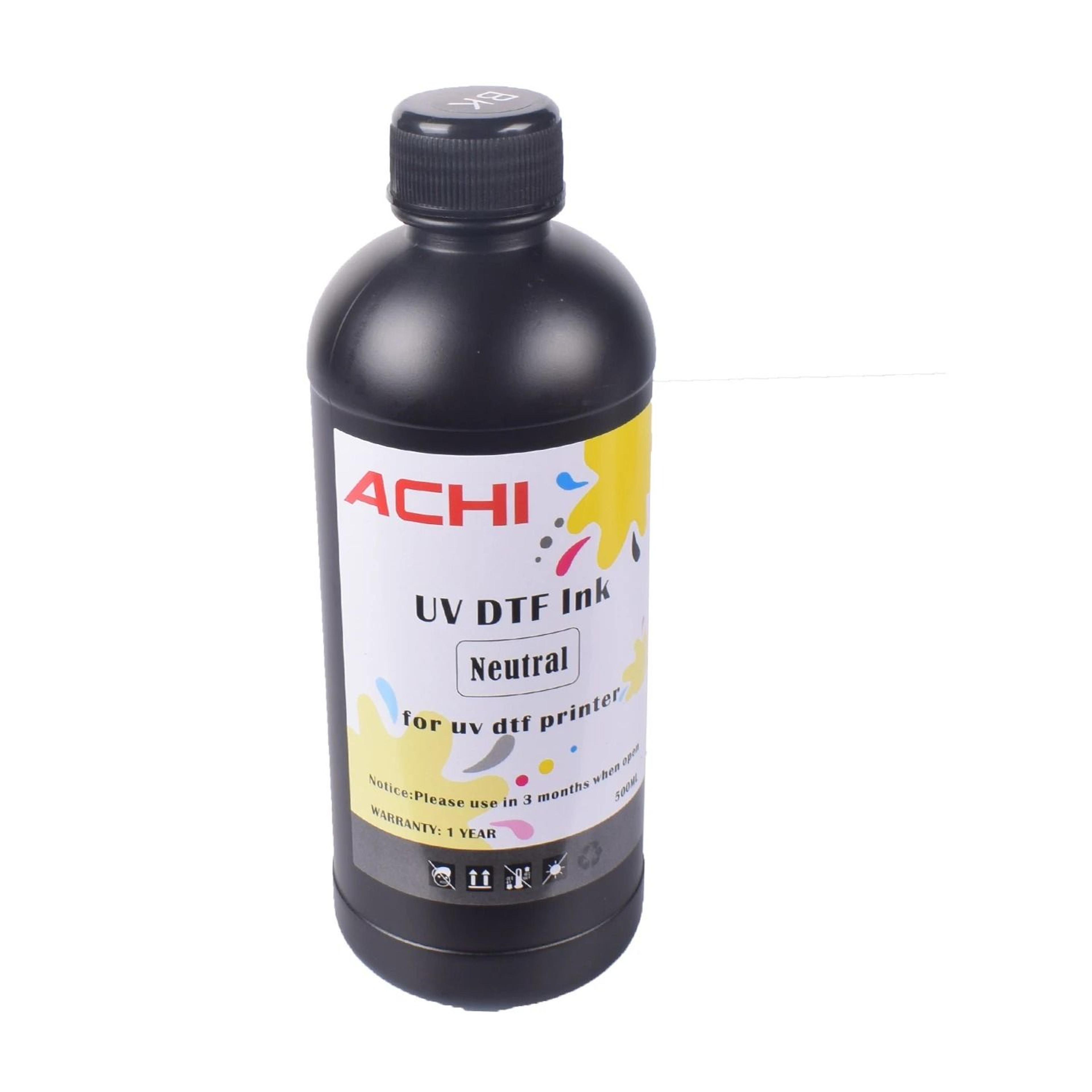 5x500ML Commercial UV DTF Ink  Varnish Set For EPSON R1390 L800 R330 DX4 DX5  XP600 Printheads 4