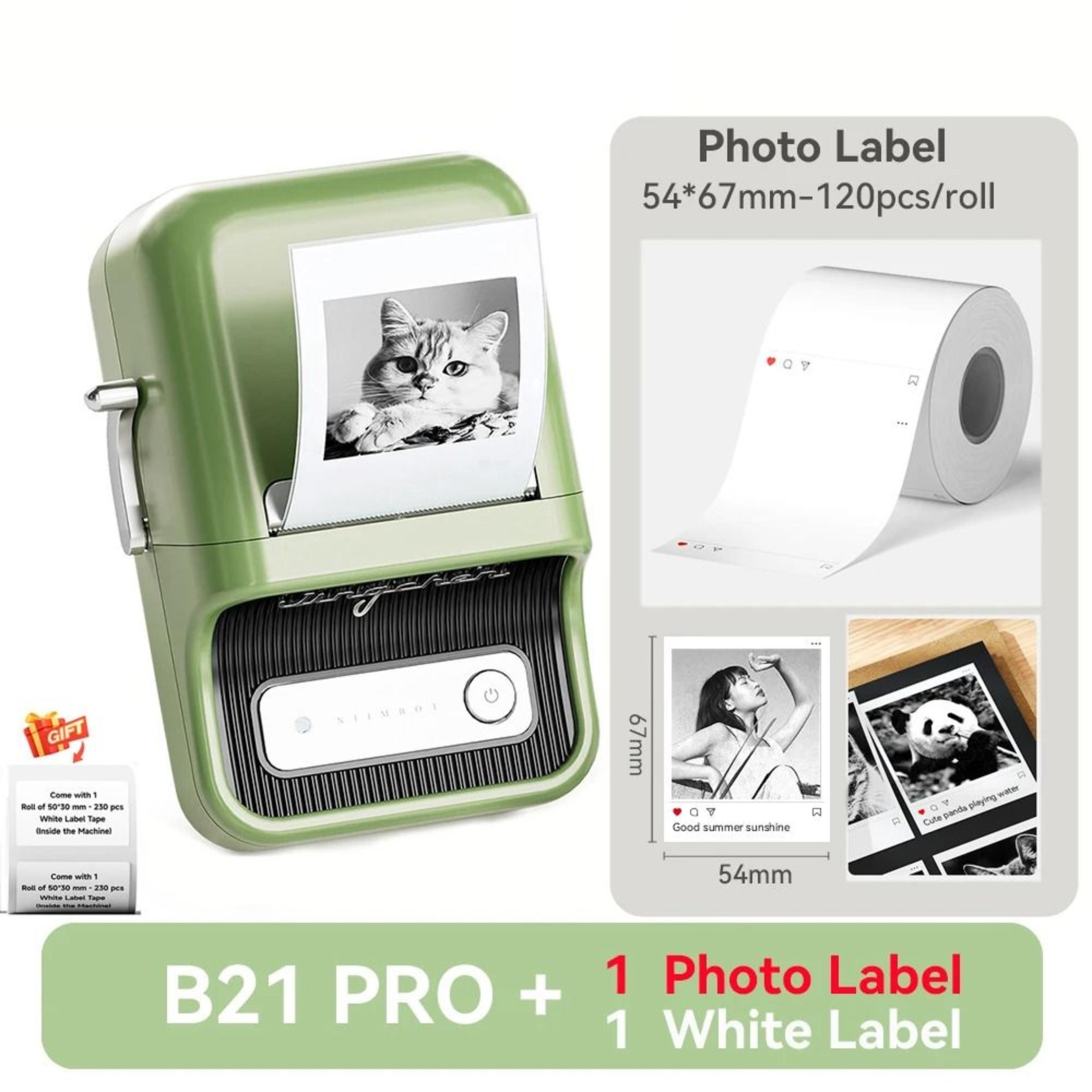 NIIMBOT B21 Pro Wireless Thermal Label Printer 300DPI 2050mm Print Width For Business Home  Office 14