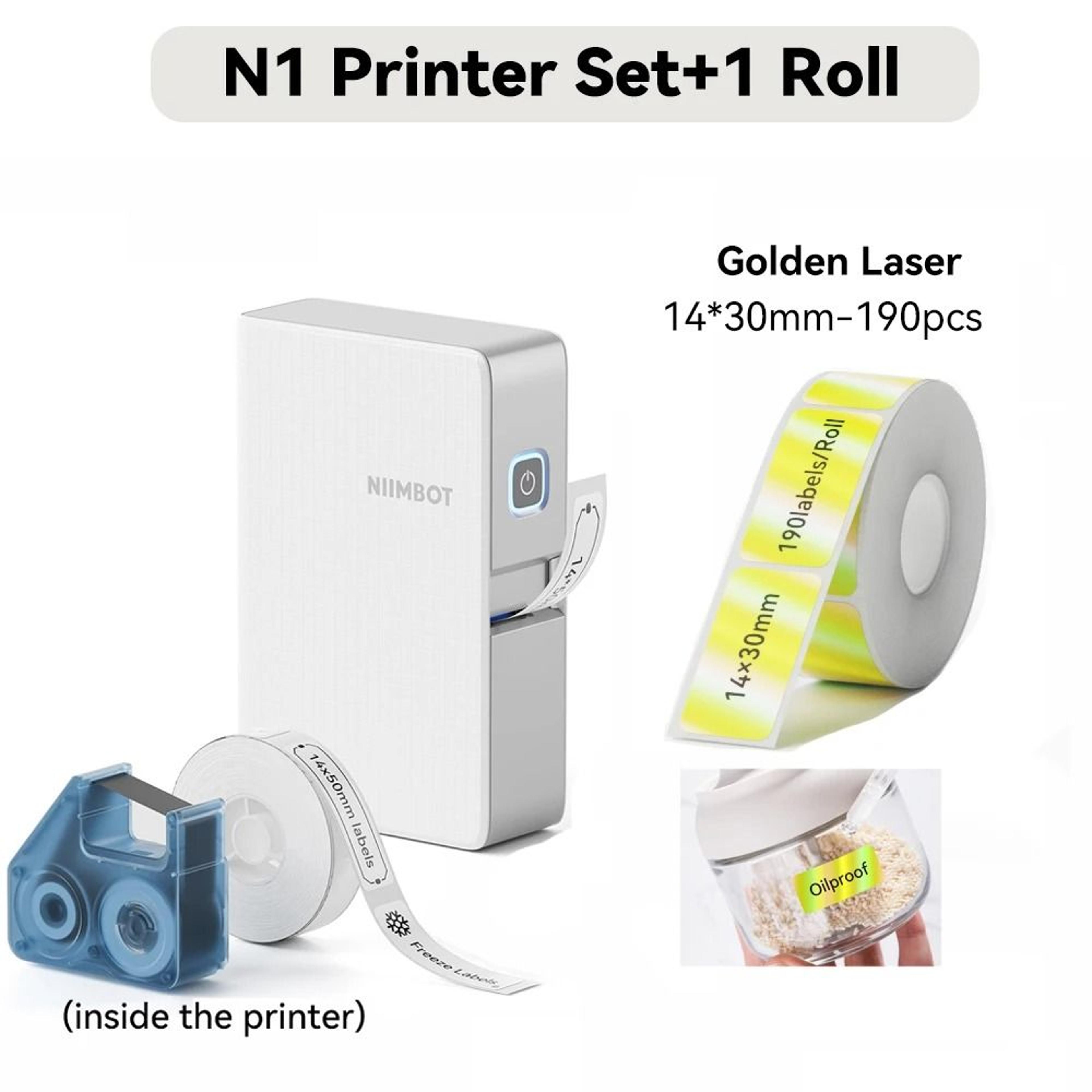 NIIMBOT N1  B18 Wireless Thermal Transfer Label Printer For Office Name Tags Switches  DIY Notes 16