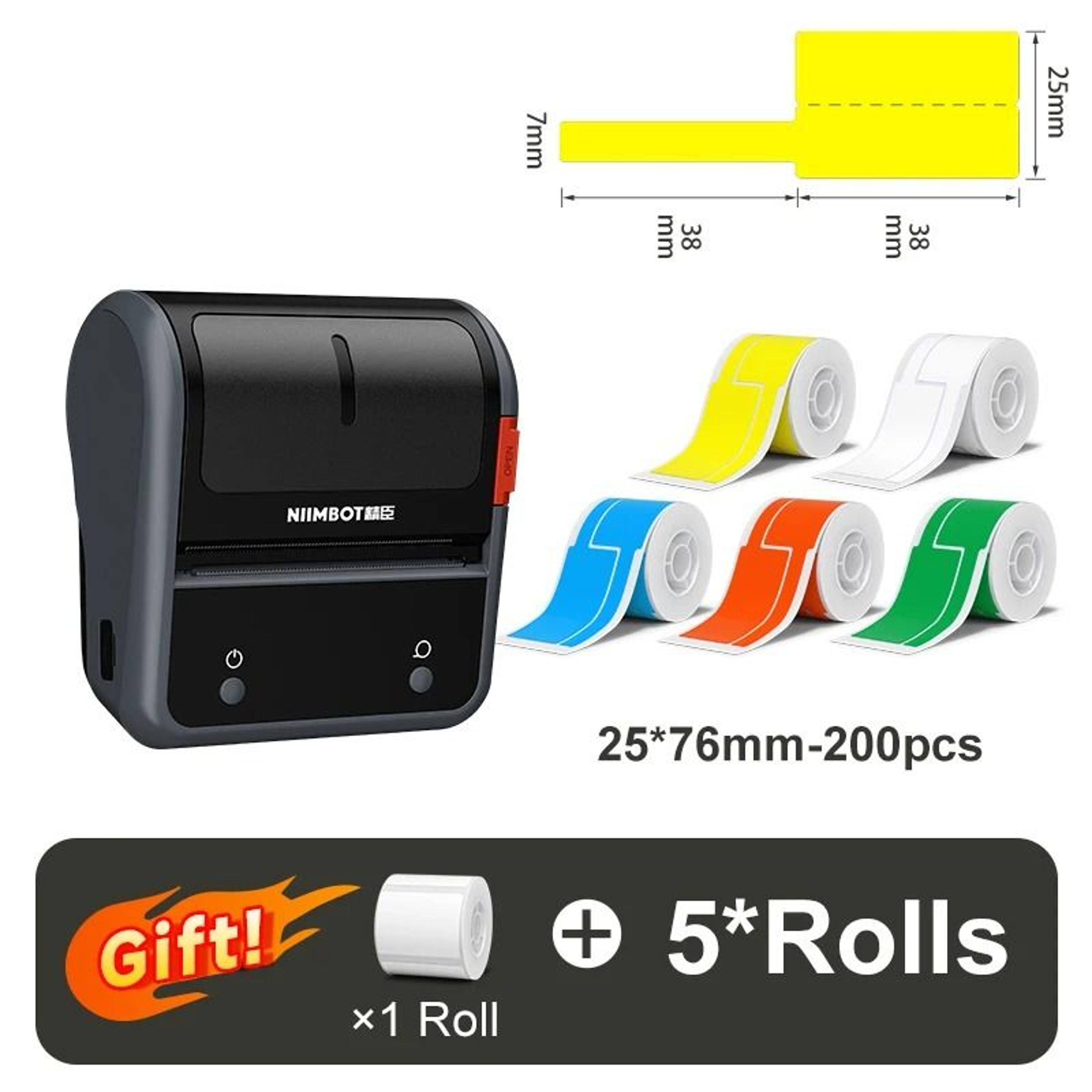 NIIMBOT B3S Commercial Barcode Thermal Label Printer Wireless Sticker Maker For Clothing  Jewelry 11