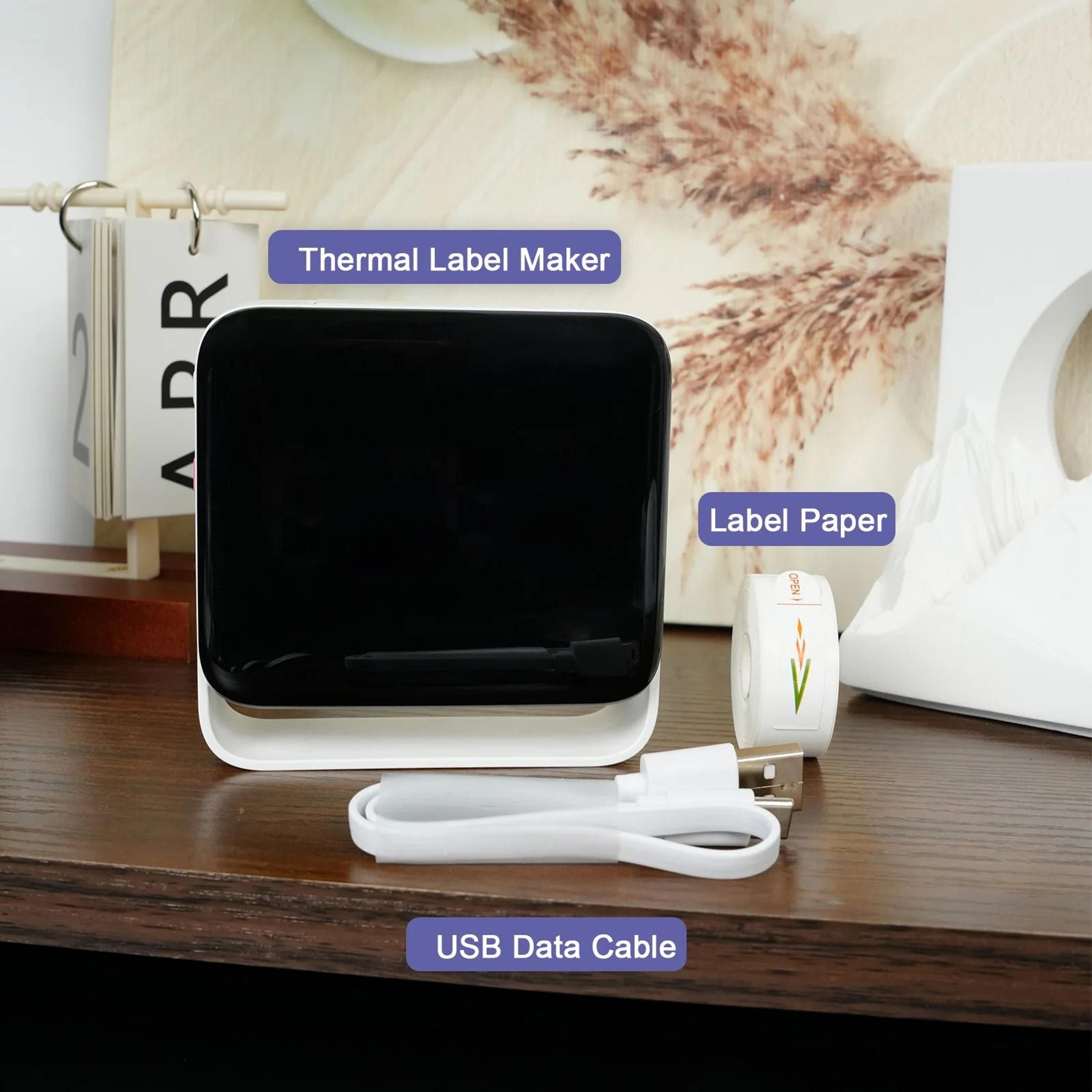 Mini Portable Wireless Bluetooth Thermal Label Printer  Handheld Sticker Maker For Small Business   3