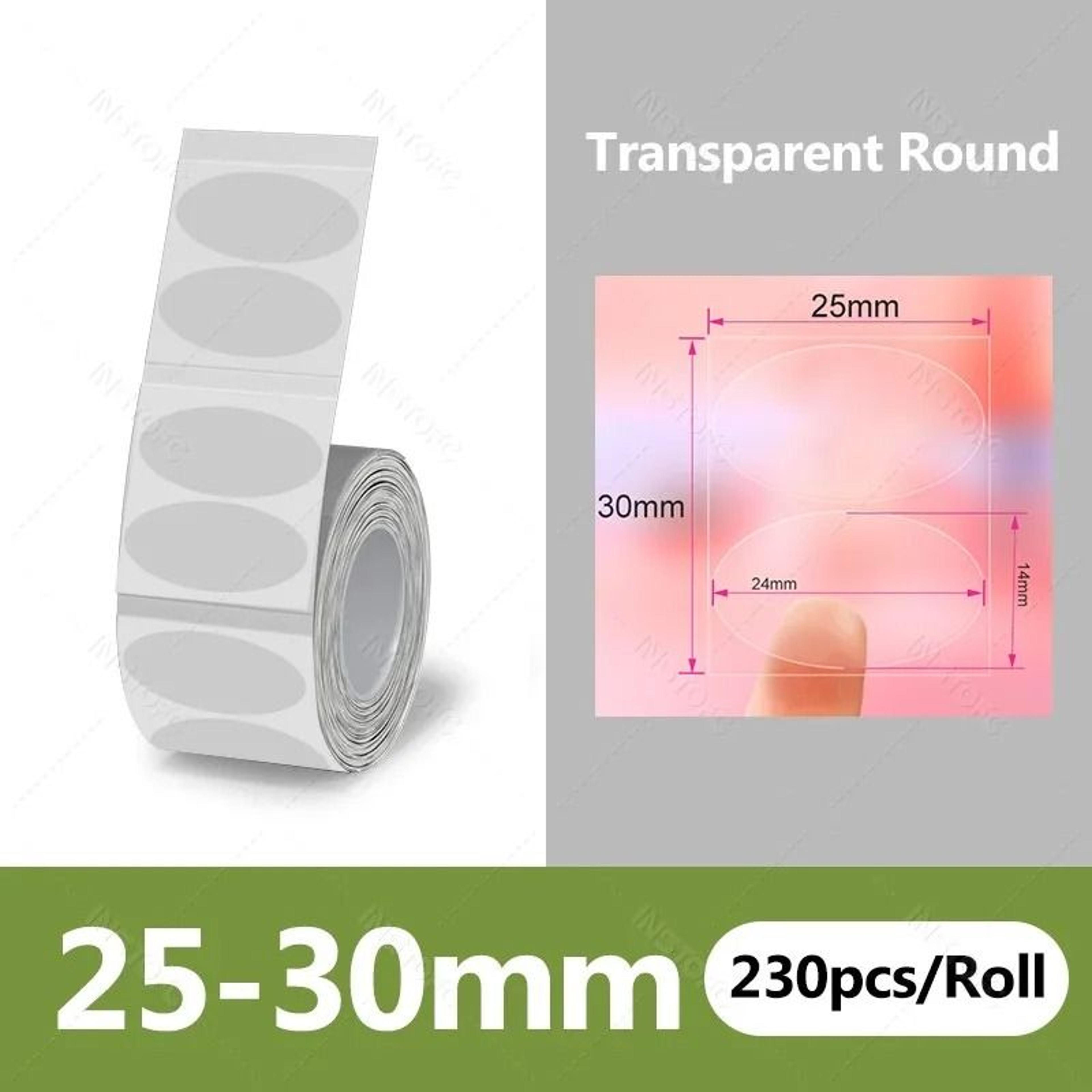 NIIMBOT B1  B21 Clear Transparent Thermal Label Roll SelfAdhesive Sticker Paper For B1 B21 Printers 11