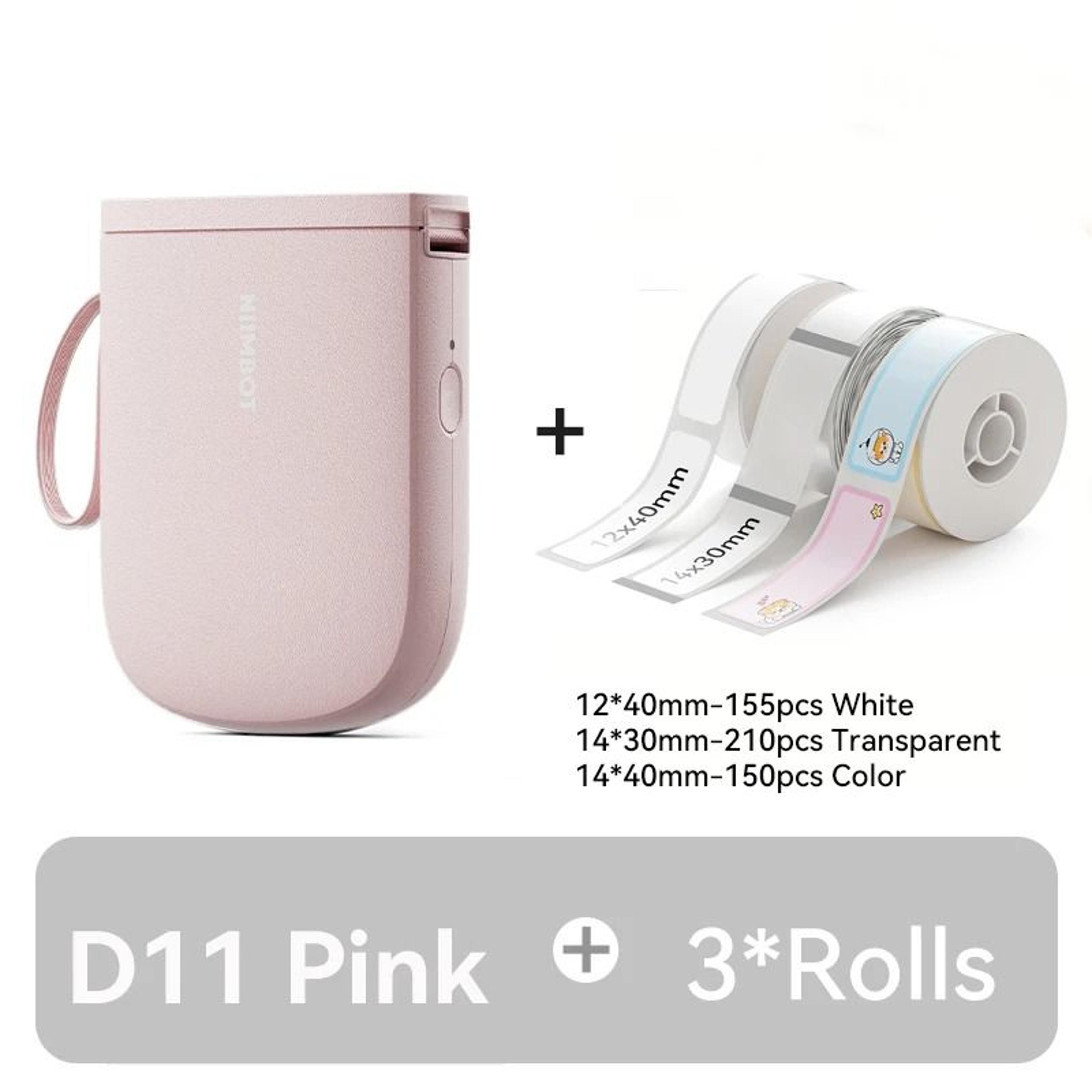 New Version NIIMBOT D11 Portable Thermal Label Printer Wireless Sticker Maker For Home  Office 12