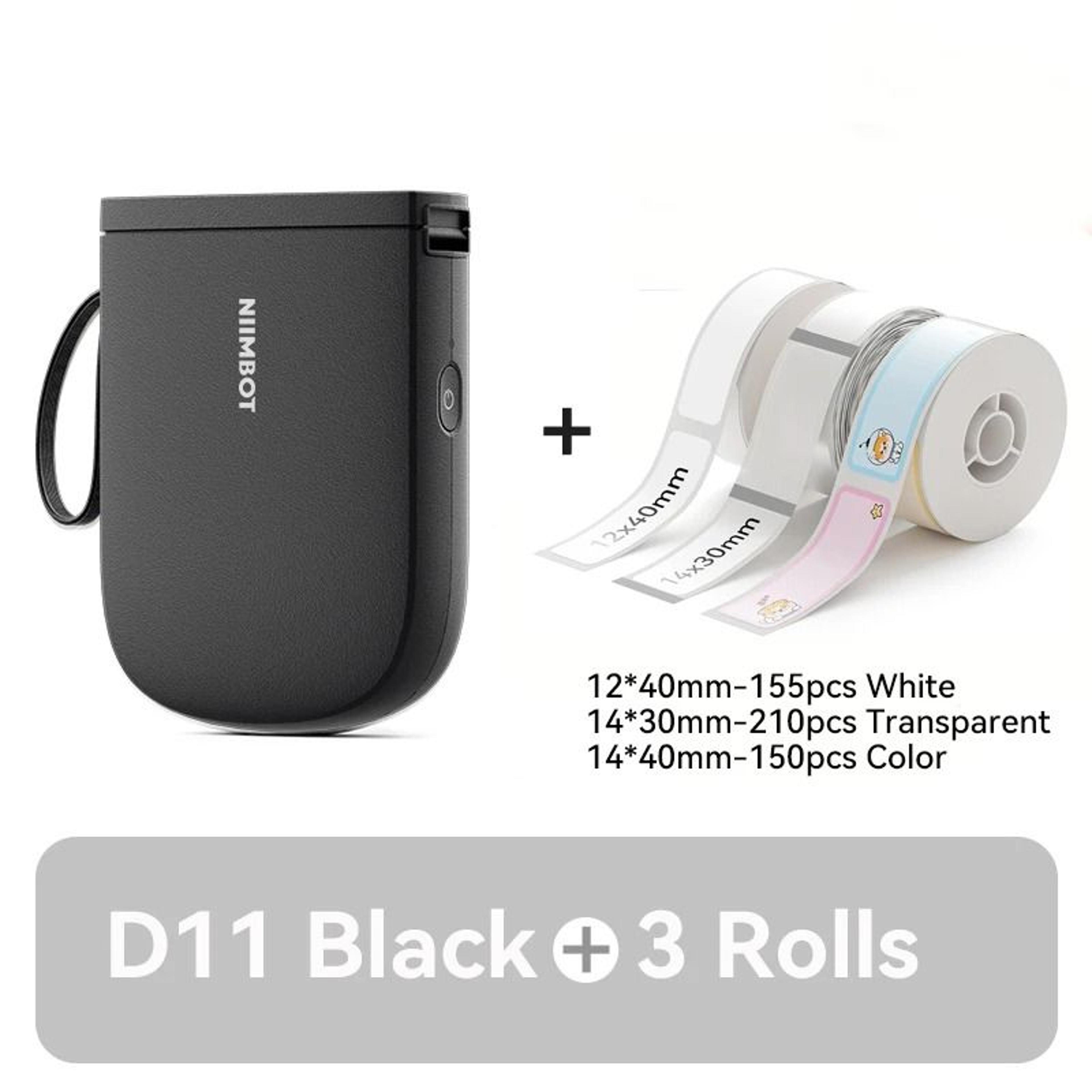 New Version NIIMBOT D11 Portable Thermal Label Printer Wireless Sticker Maker For Home  Office 17