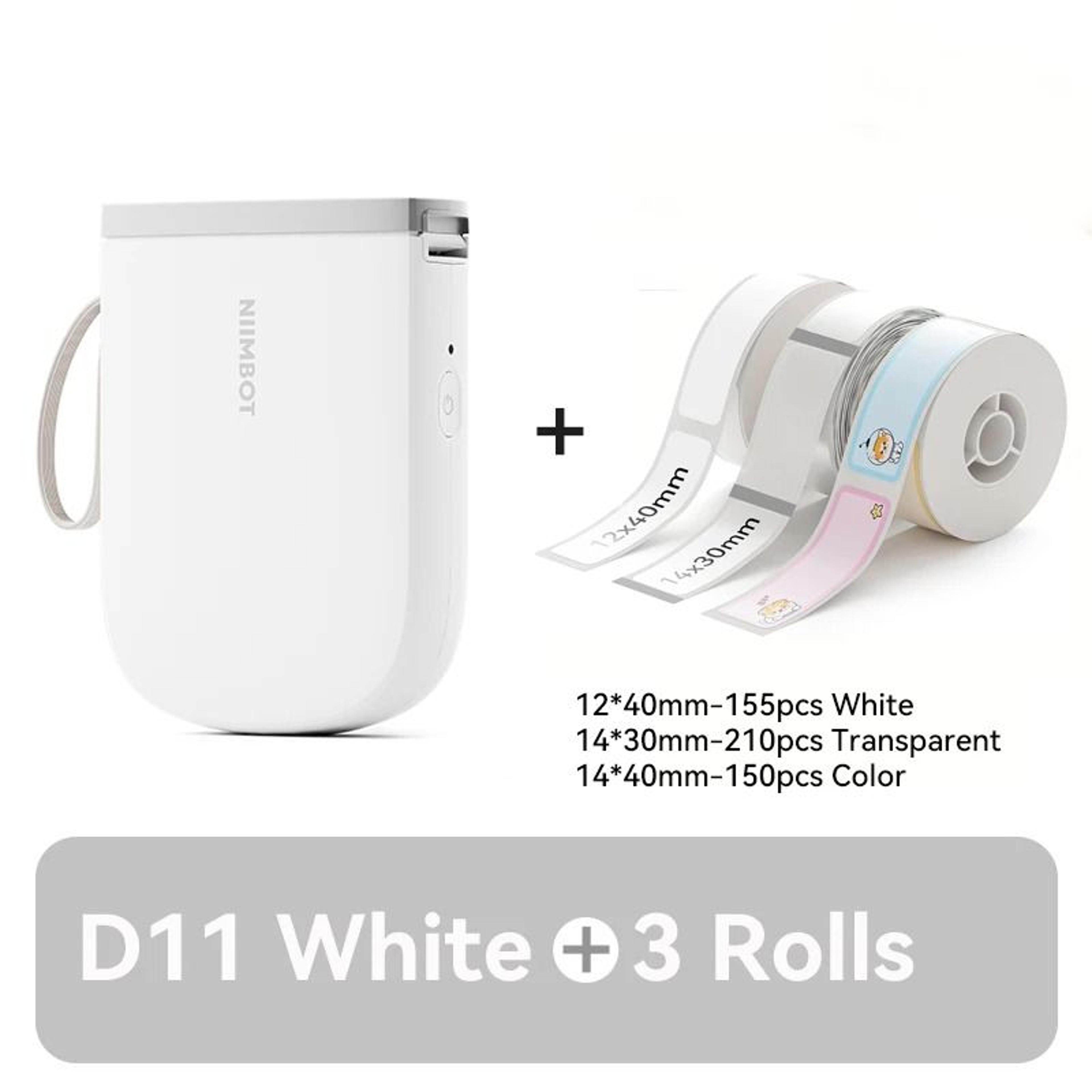 New Version NIIMBOT D11 Portable Thermal Label Printer Wireless Sticker Maker For Home  Office 9