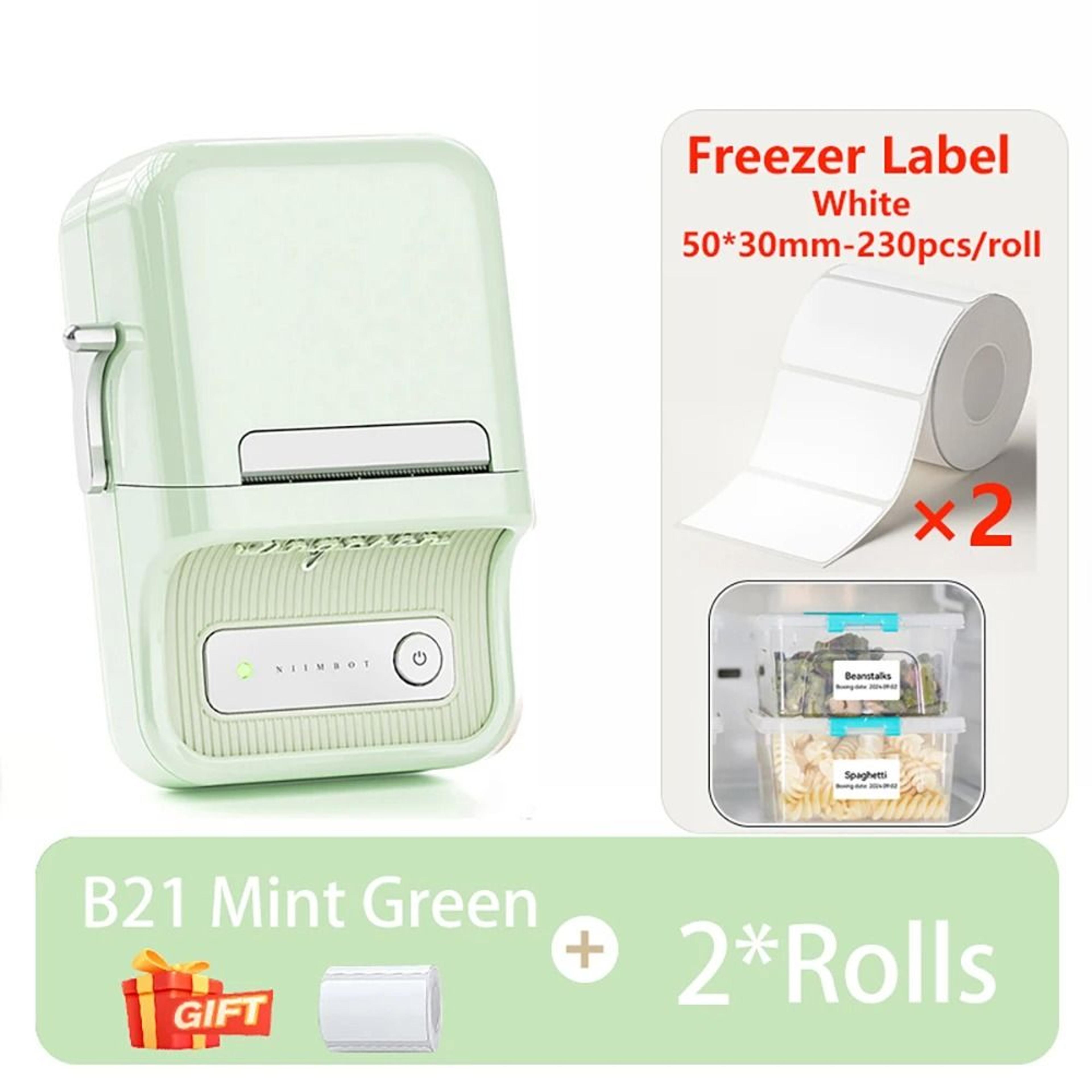 NIIMBOT B21 Wireless Thermal Label Printer 2050mm Pocket Sticker Maker With Freezer Labels For Home 9