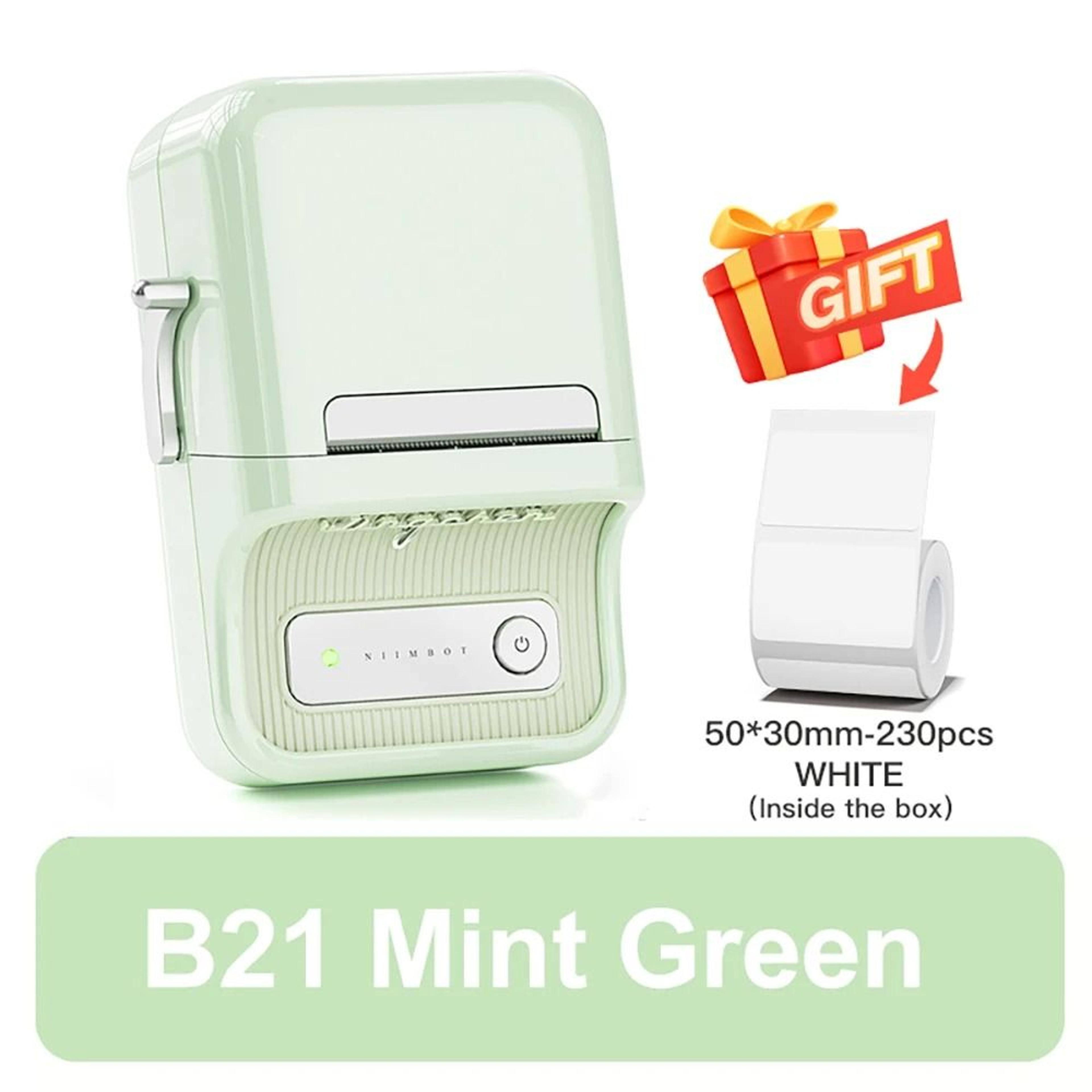 NIIMBOT B21 Wireless Thermal Label Printer 2050mm Pocket Sticker Maker With Freezer Labels For Home 12