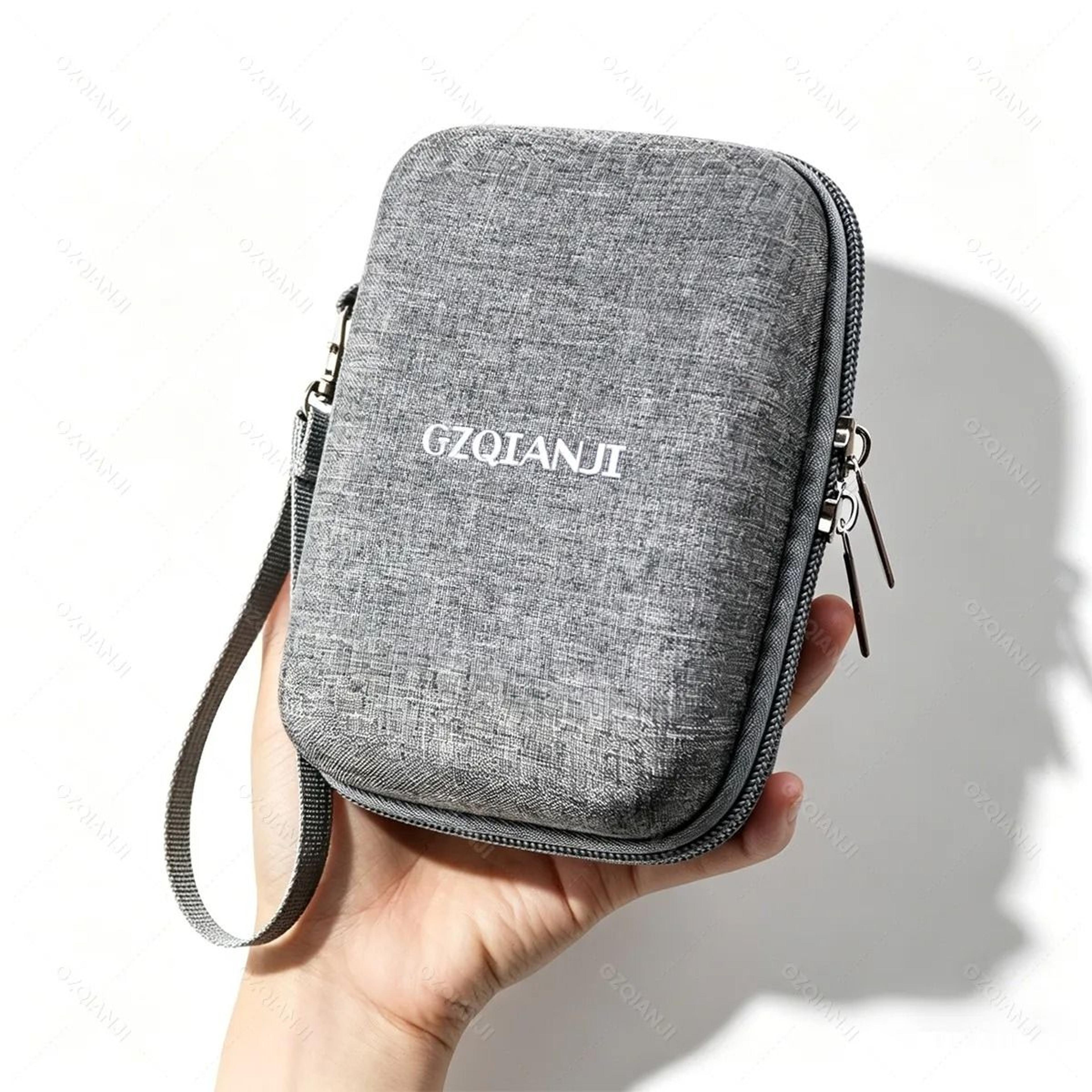 Protective Travel Storage Bag Case In Gray  Black For NIIMBOT D11 D101 D110 B1 B21  B203 Printers 1