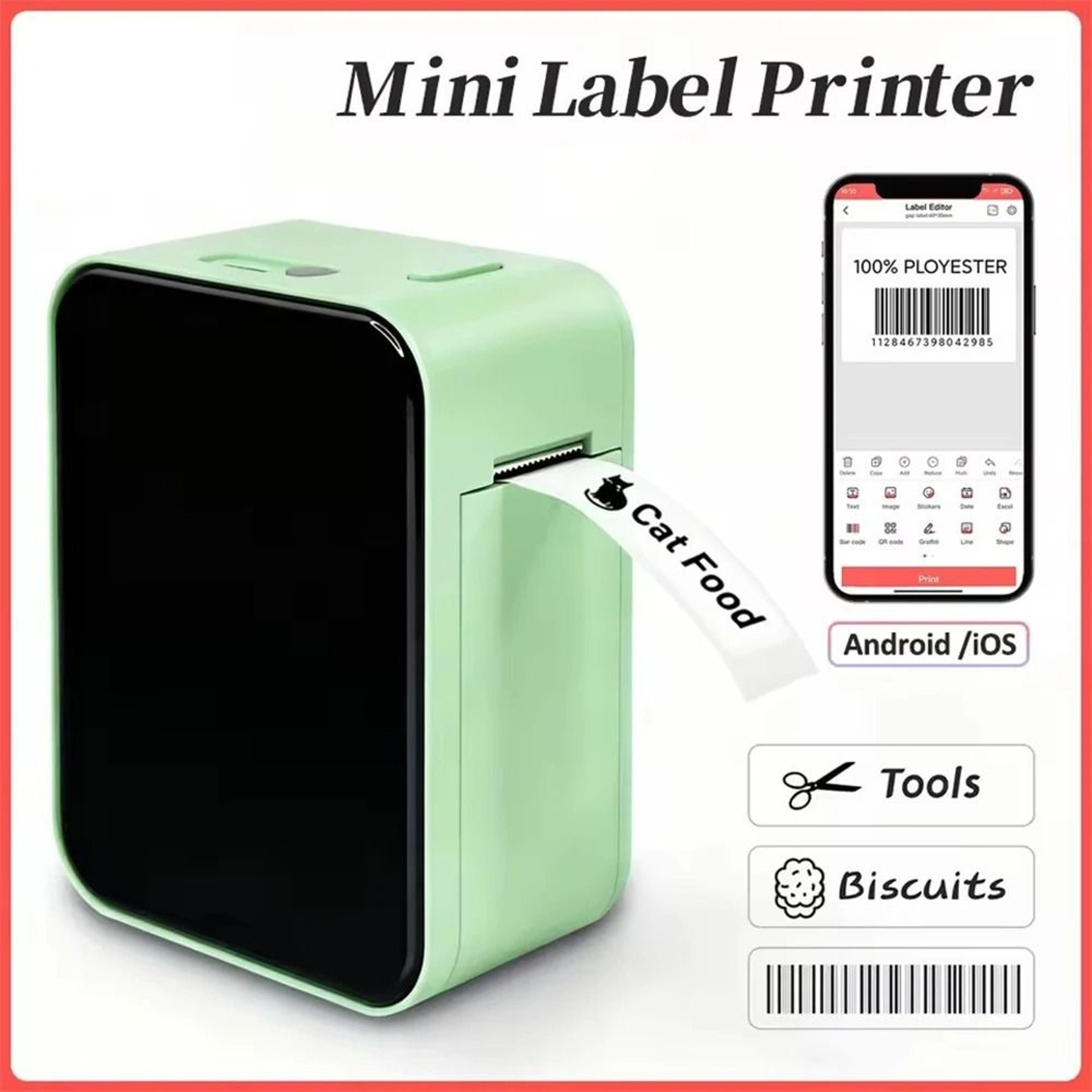 P15 Mini Portable Thermal Label Printer Wireless Bluetooth Adhesive Sticker Maker Inkless Tagging M 5