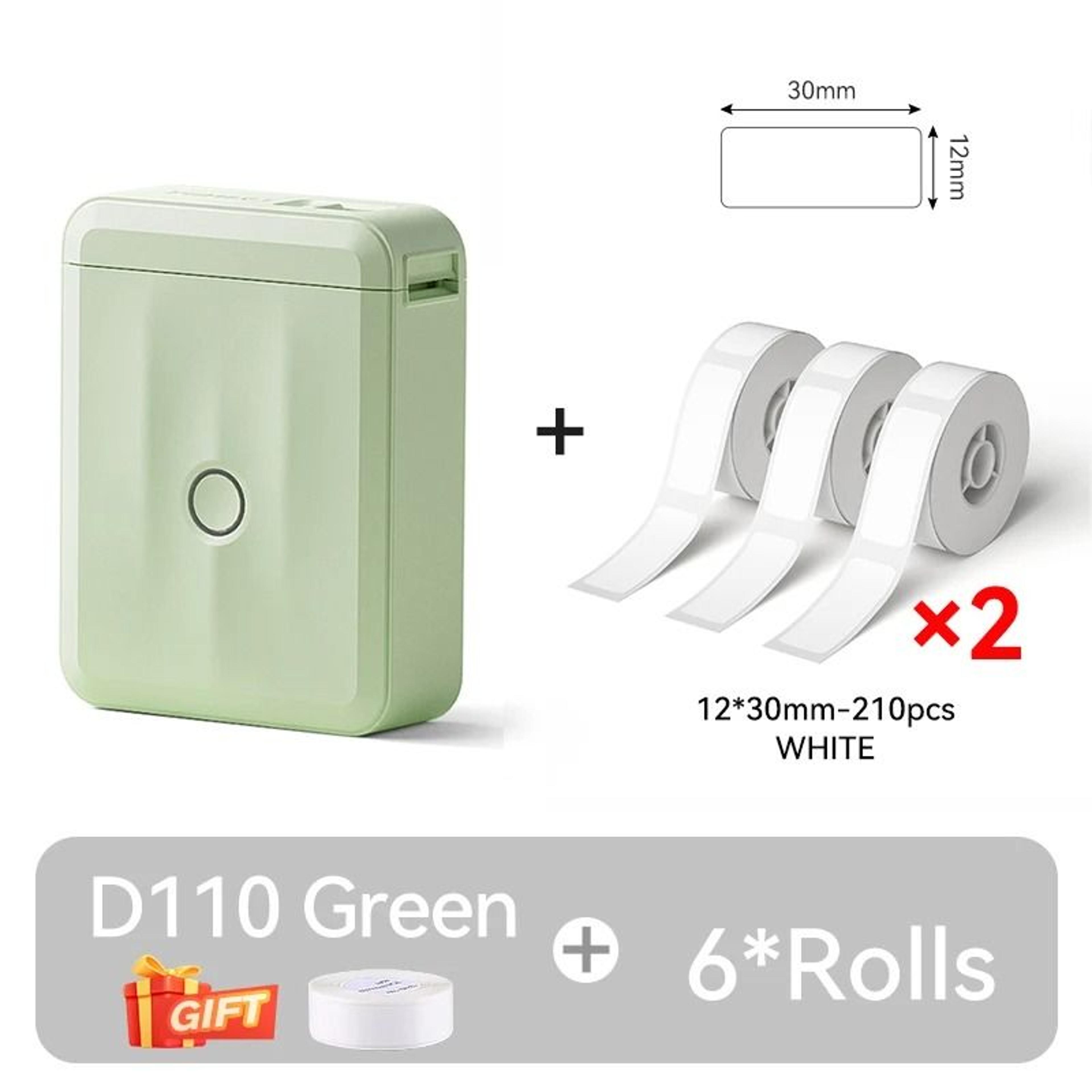 NIIMBOT D110 Mini Portable Thermal Printer Smart Pocket SelfAdhesive Bluetooth Price Label Sticker  12