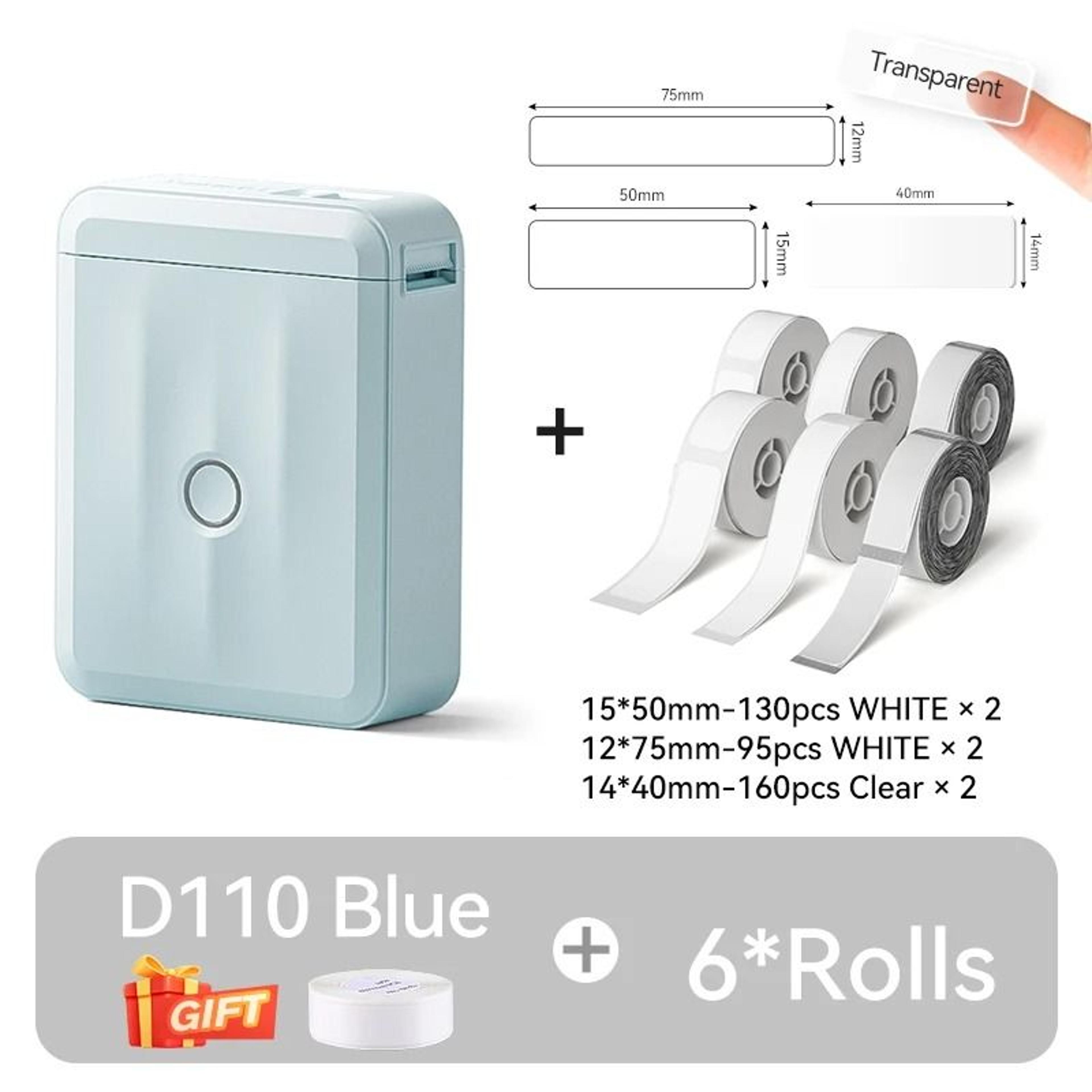 NIIMBOT D110 Mini Portable Thermal Printer Smart Pocket SelfAdhesive Bluetooth Price Label Sticker  26