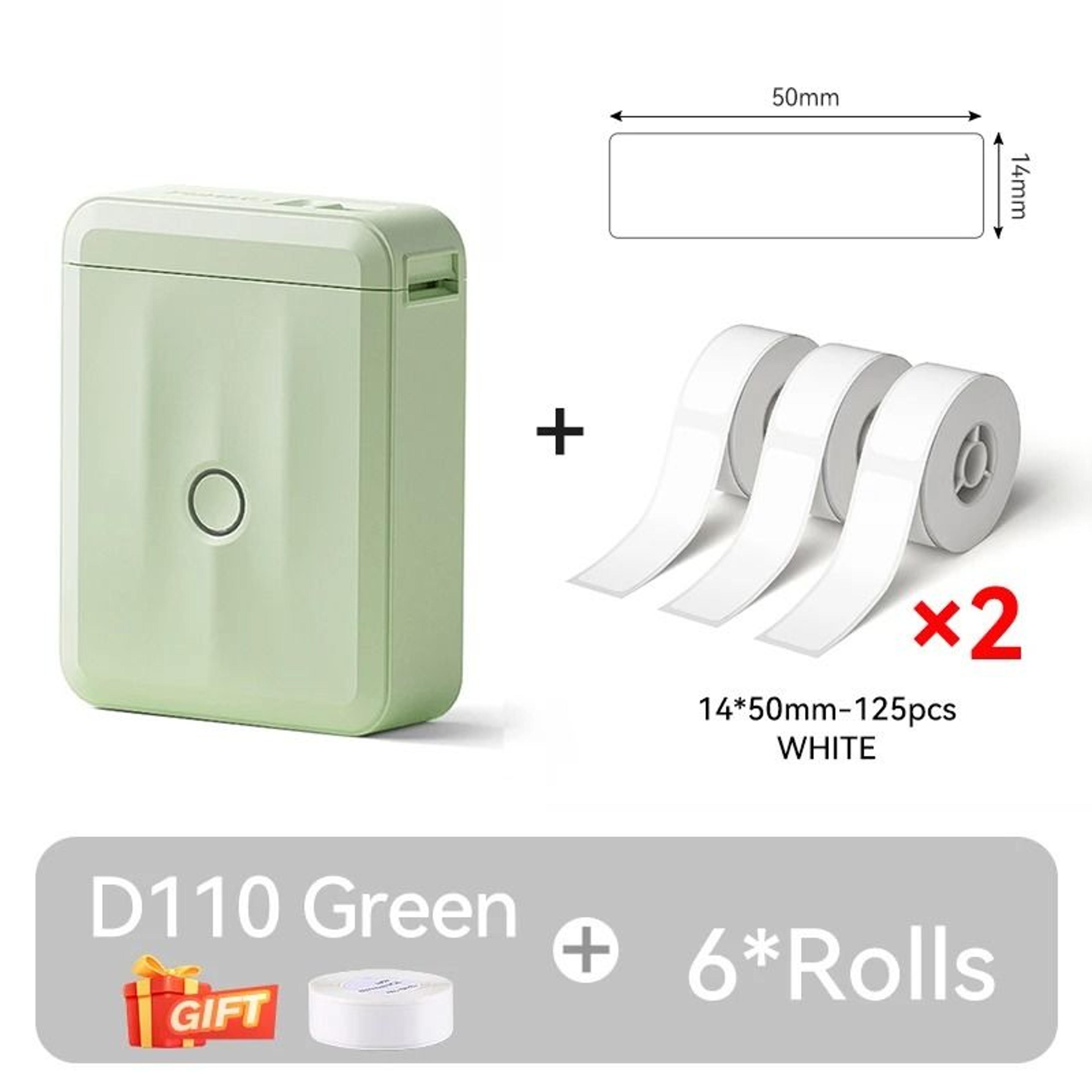 NIIMBOT D110 Mini Portable Thermal Printer Smart Pocket SelfAdhesive Bluetooth Price Label Sticker  22