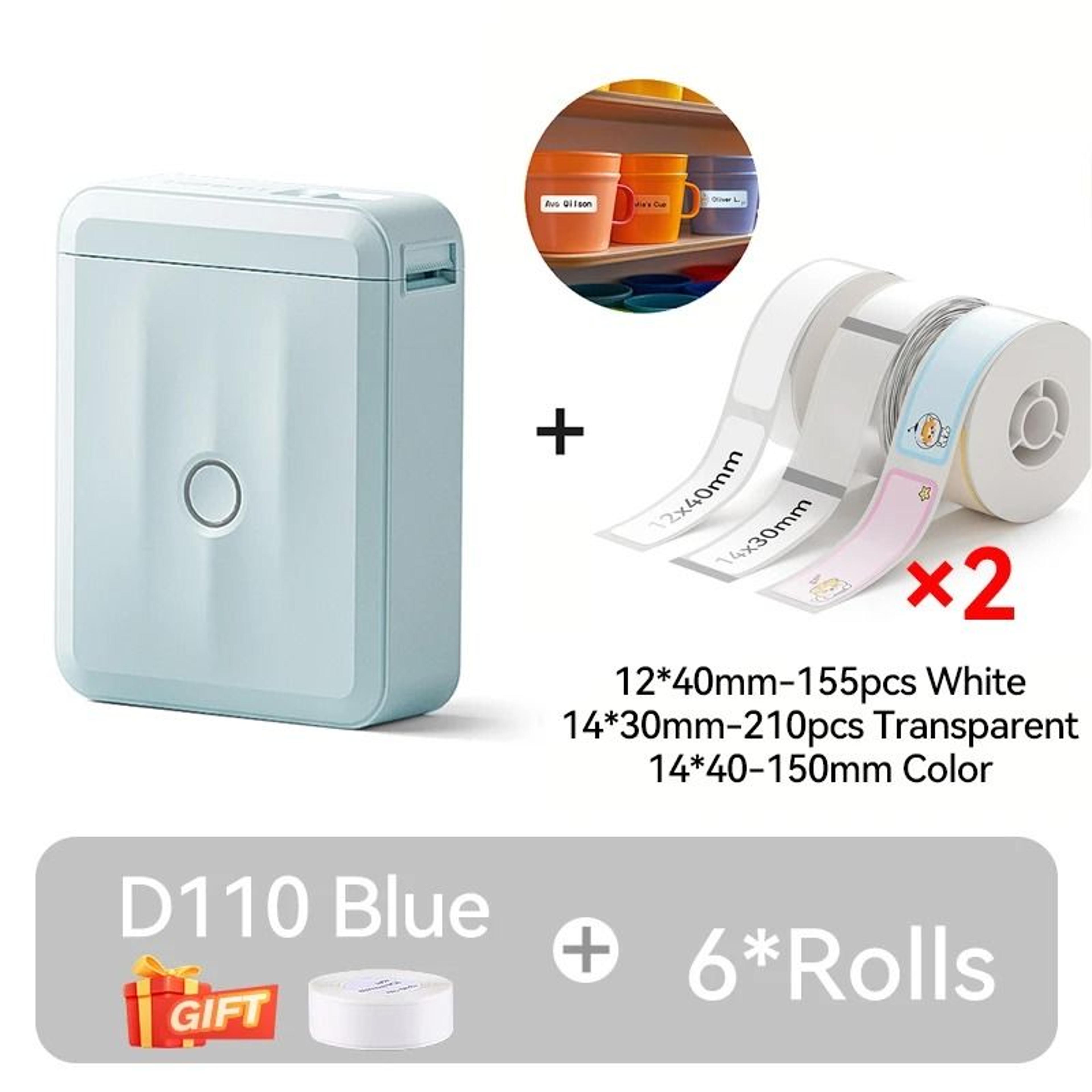 NIIMBOT D110 Mini Portable Thermal Printer Smart Pocket SelfAdhesive Bluetooth Price Label Sticker  24