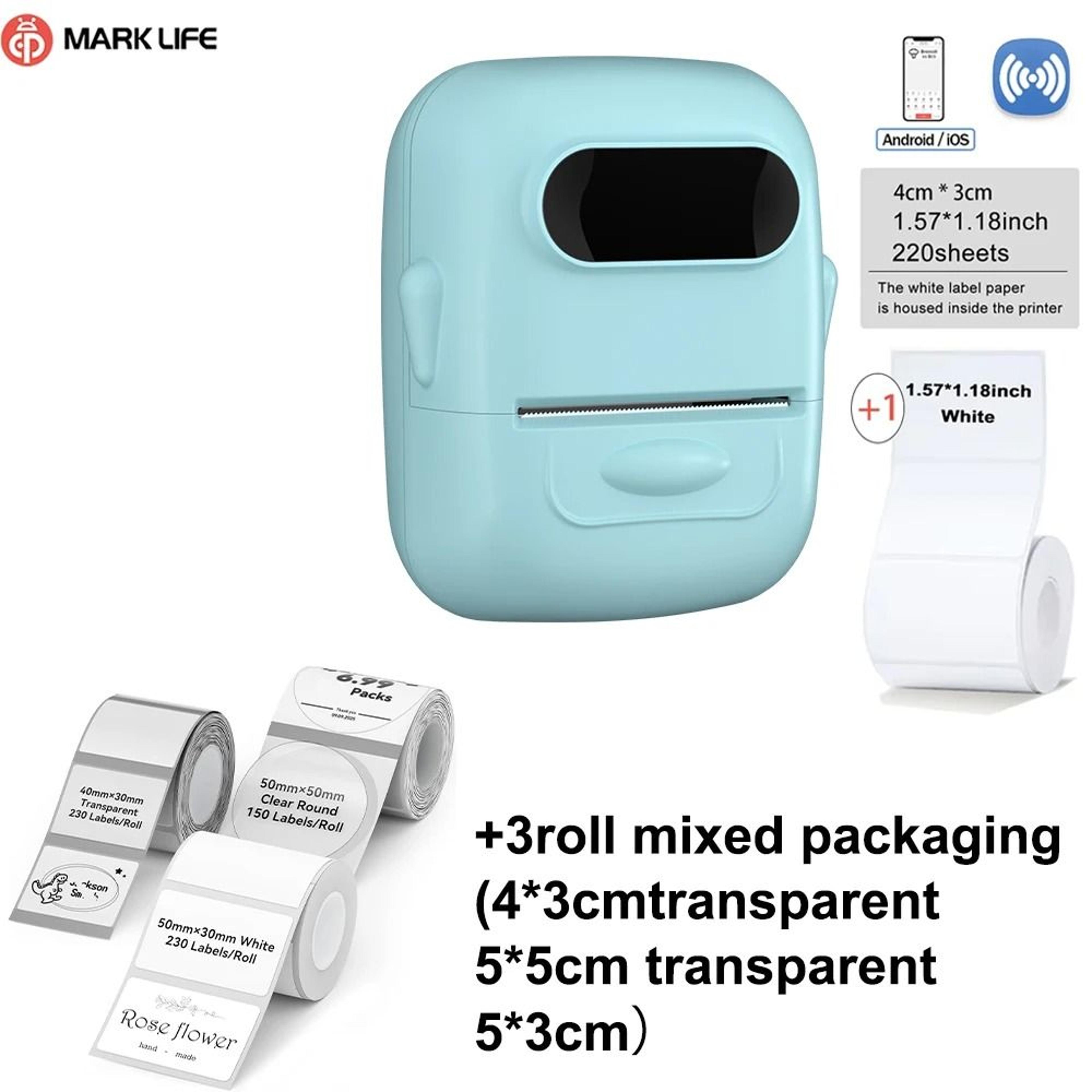 Marklife P50 Portable Thermal Label Printer Custom Sticker Maker For Home Small Business  Commercia 17
