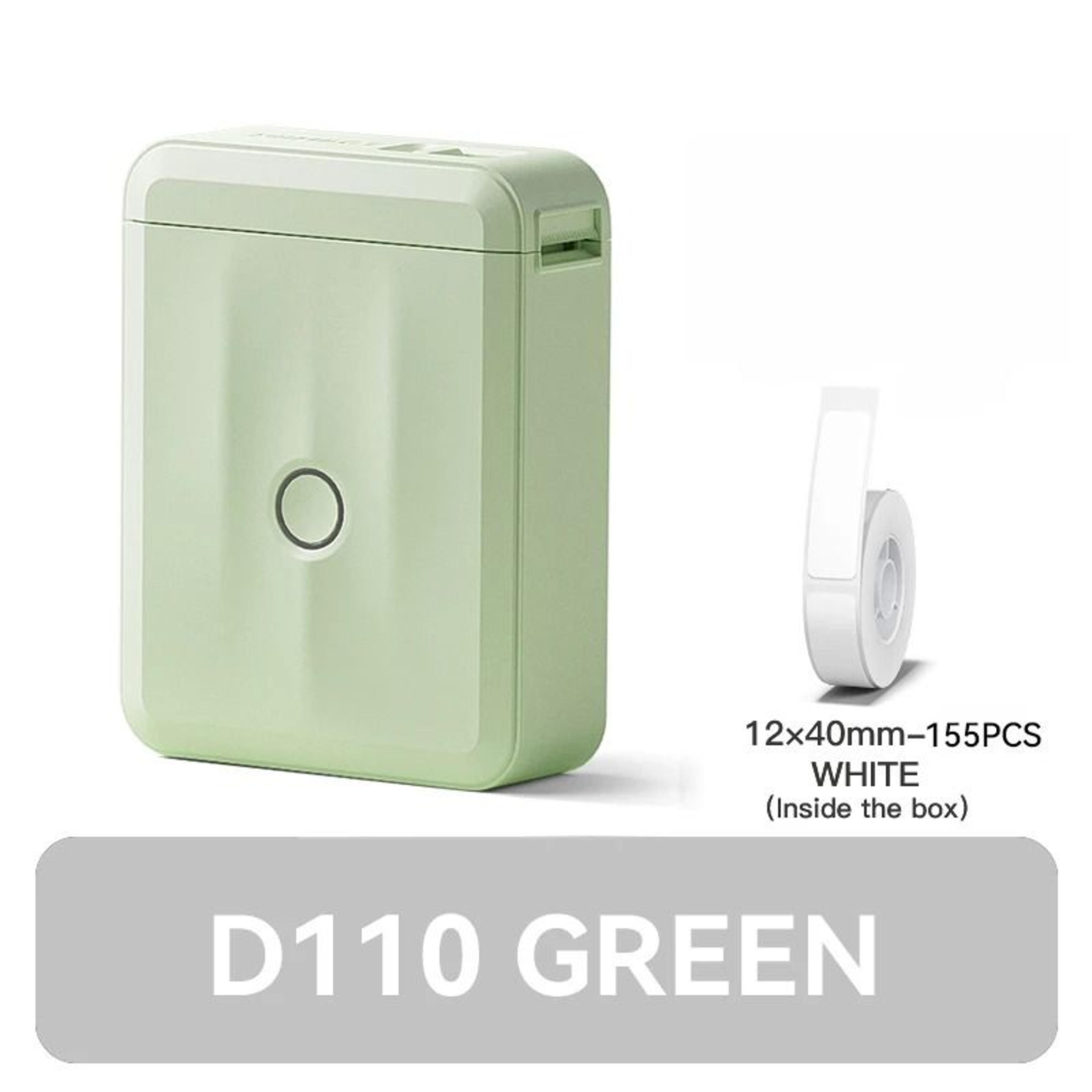 NIIMBOT D110 Mini Portable Thermal Label Printer Wireless Bluetooth Sticker Maker With Tape 8