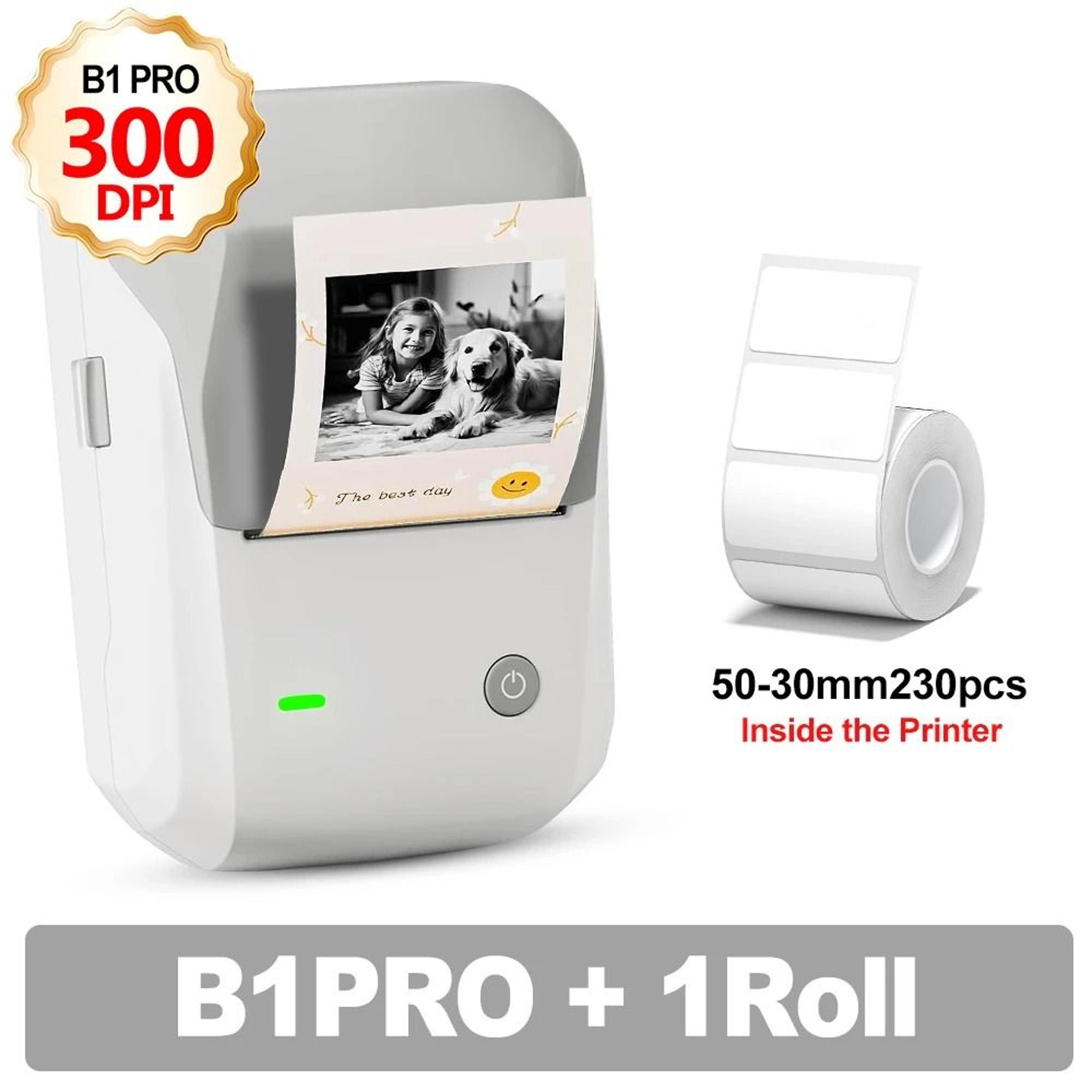 NIIMBOT B1 PRO 300 DPI Portable Thermal Label Printer Wireless Bluetooth Sticker Maker 13