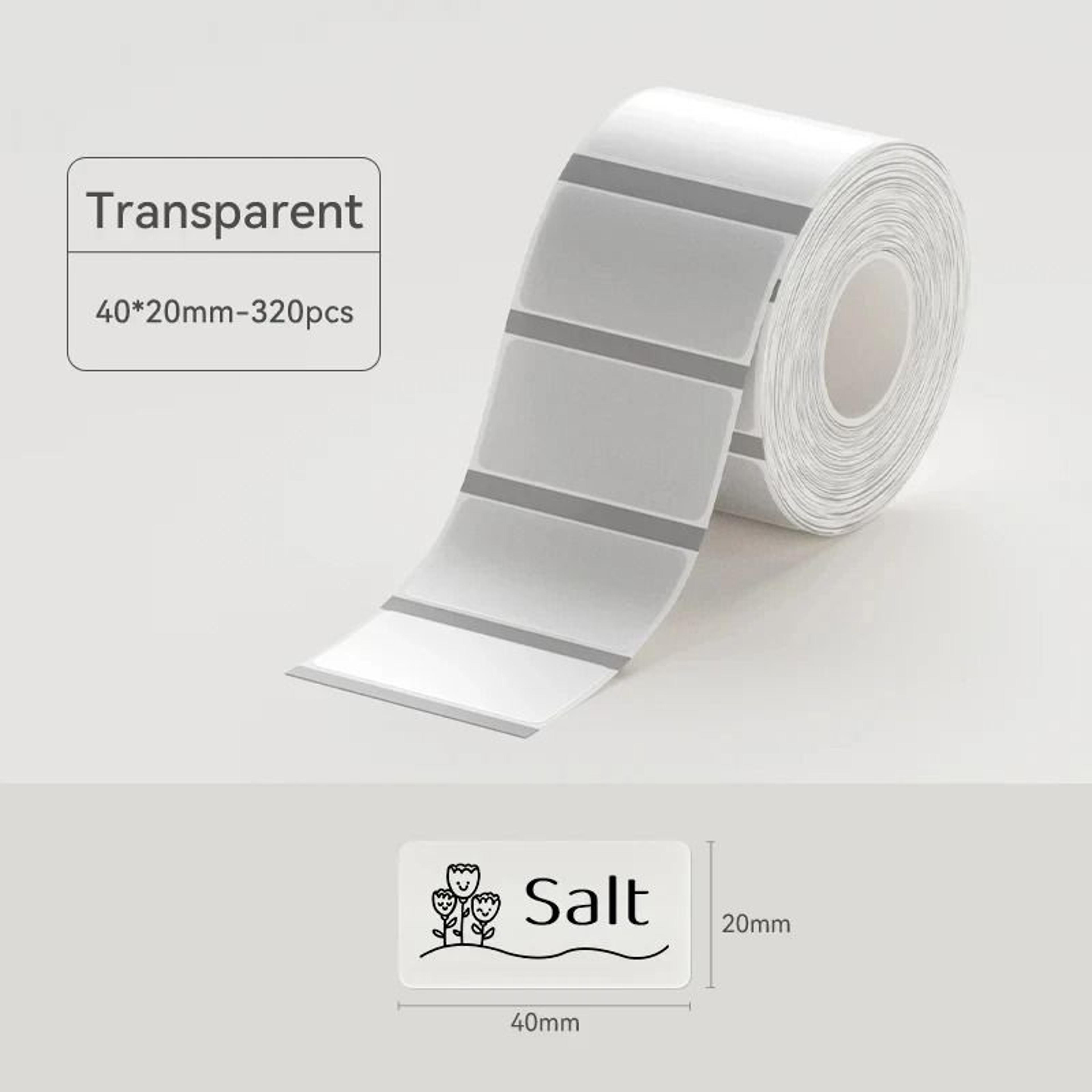 3050mm Thermal Label Sticker Paper Rolls White Clear Color For NIIMBOT B1 B21 B21S B21PRO Printers 10