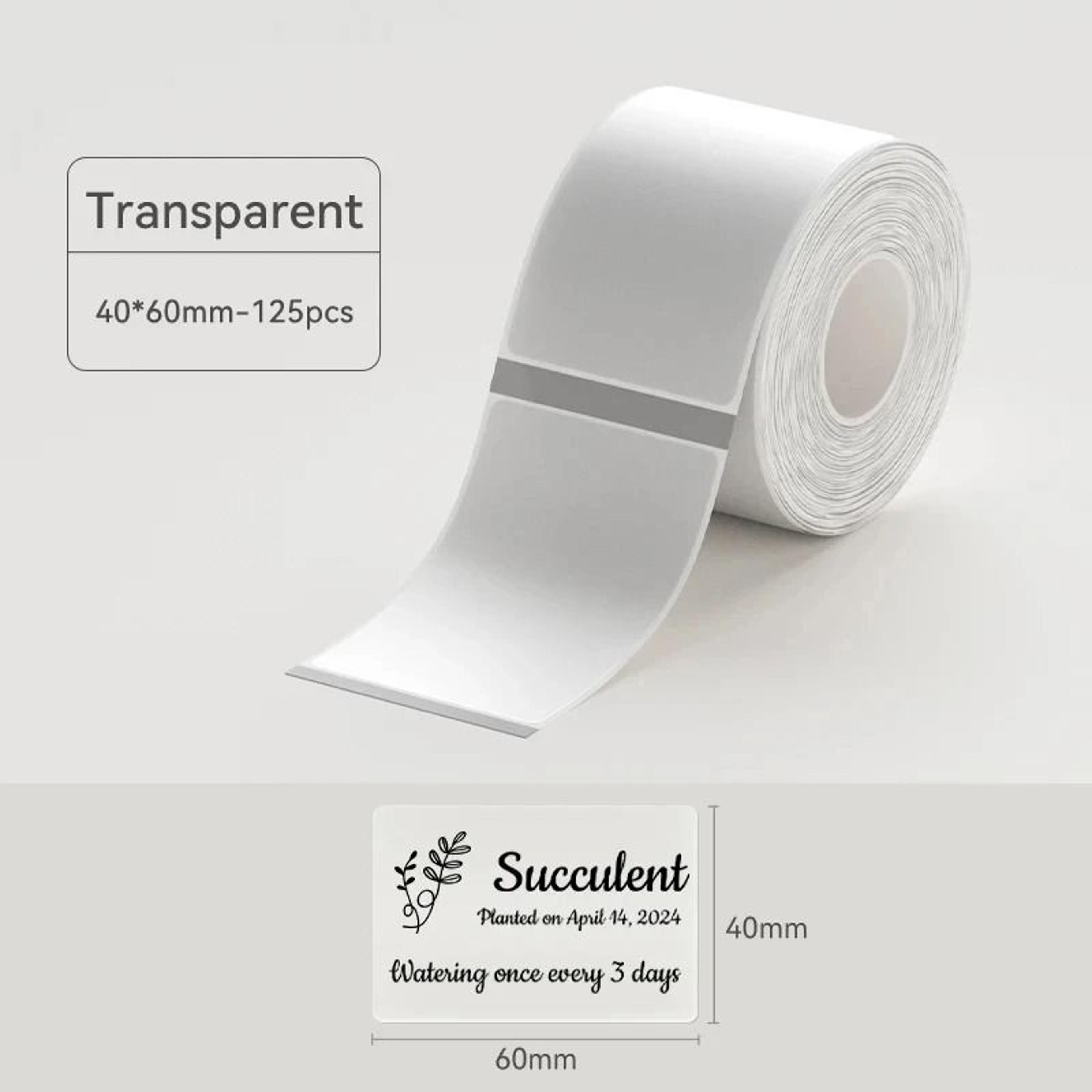 3050mm Thermal Label Sticker Paper Rolls White Clear Color For NIIMBOT B1 B21 B21S B21PRO Printers 15