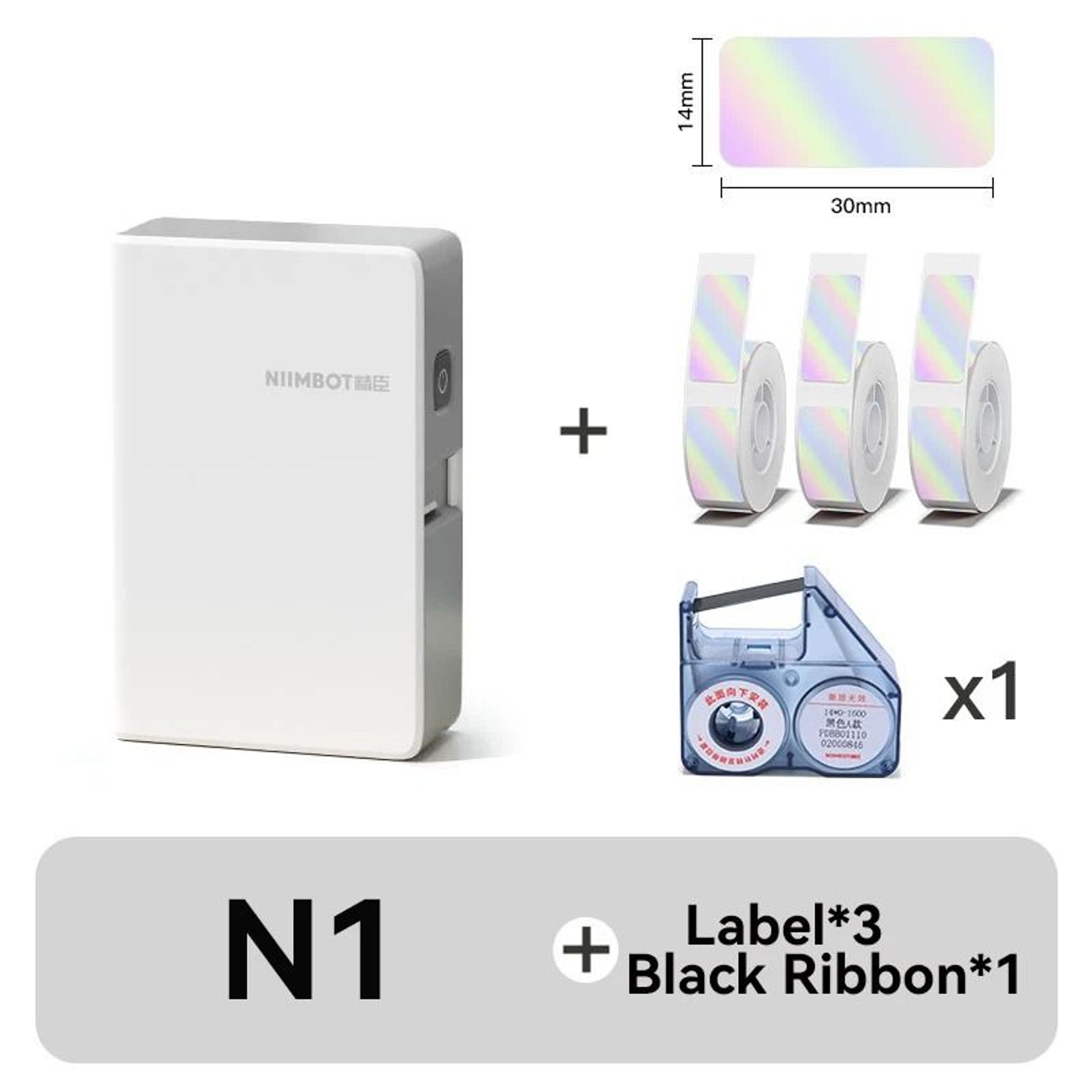 NIIMBOT N1 B18 Mini Thermal Transfer Label Printer Portable Wireless Sticker Maker With PET Tape 16