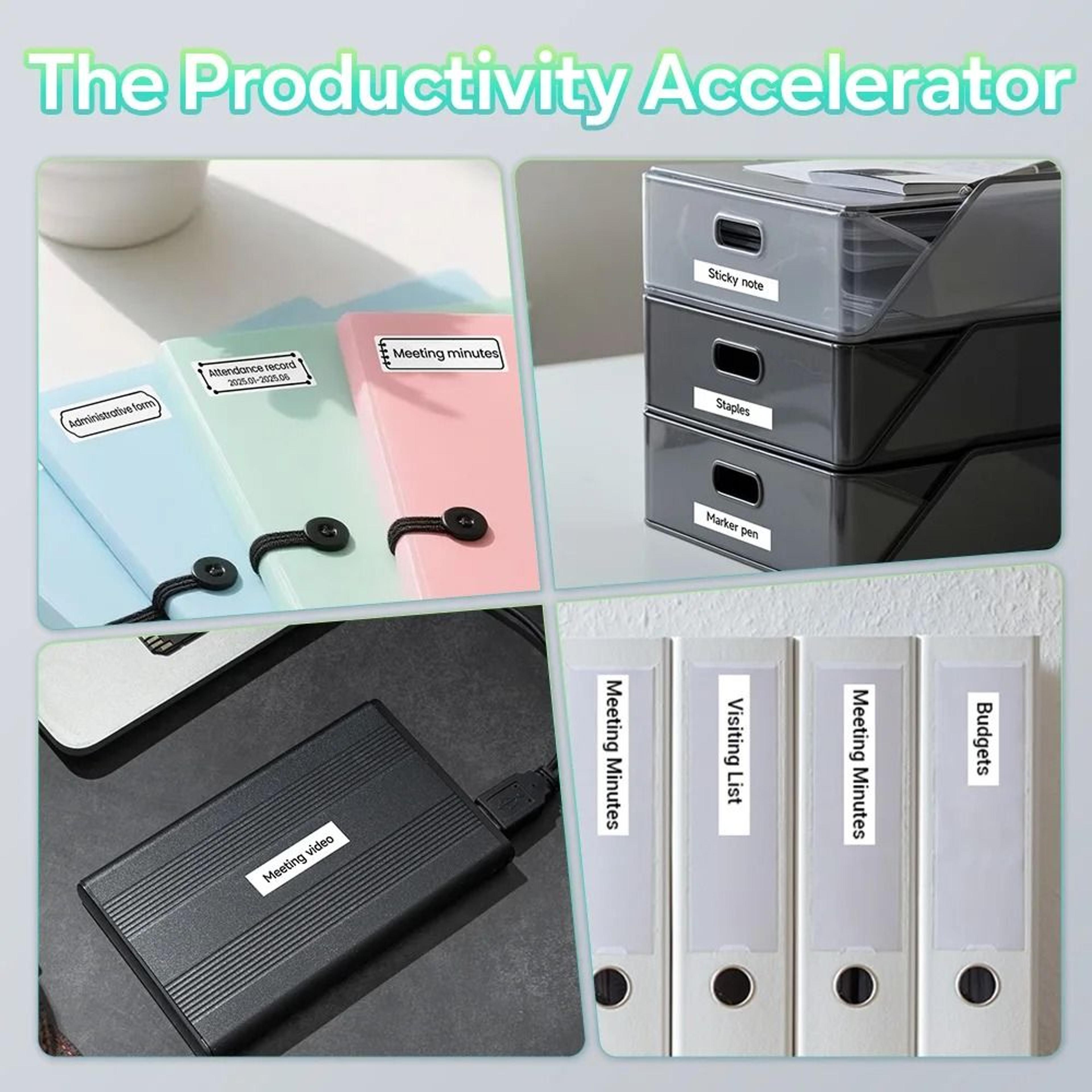 Phomemo Q30 Portable Wireless Bluetooth Thermal Label Printer Mini Pocket Sticker Maker 5