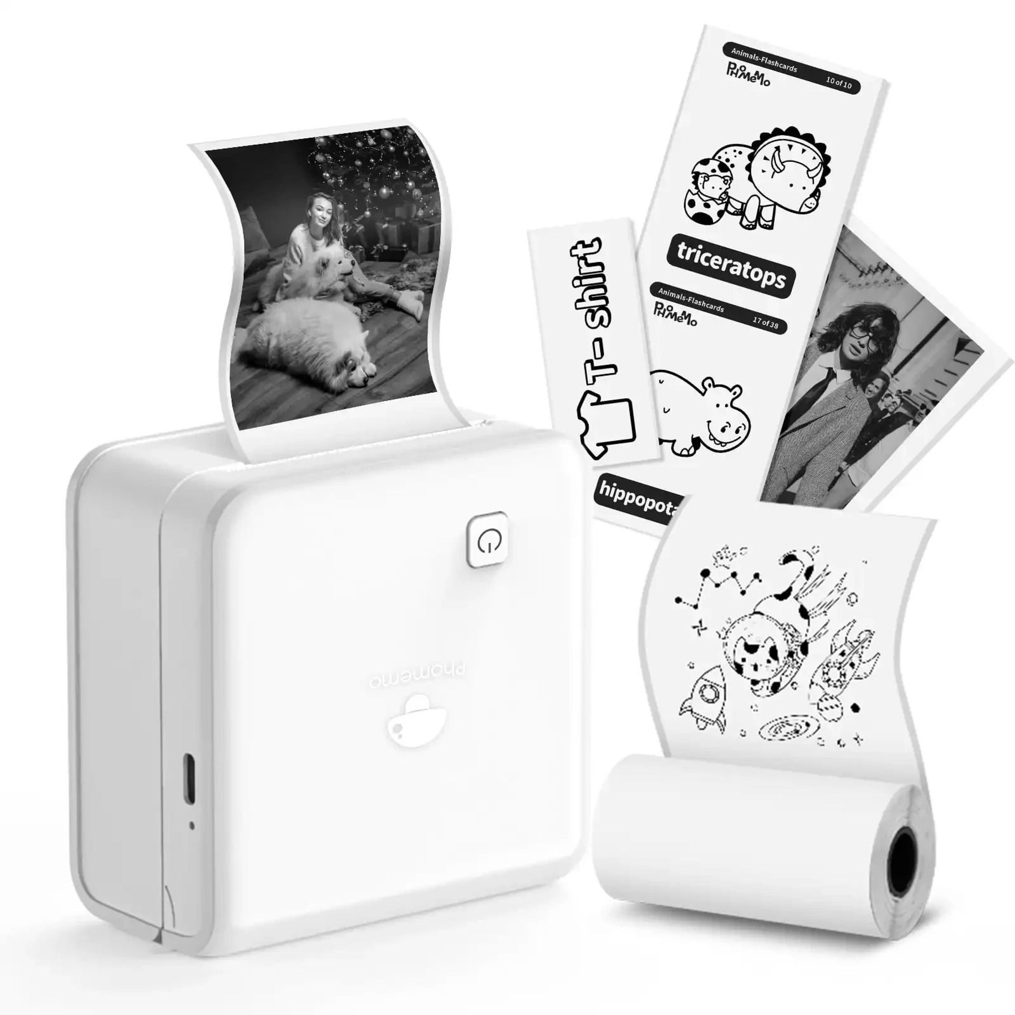 Phomemo M02 Pro 300 DPI Portable Pocket Thermal Printer Wireless Bluetooth Sticker Maker 6