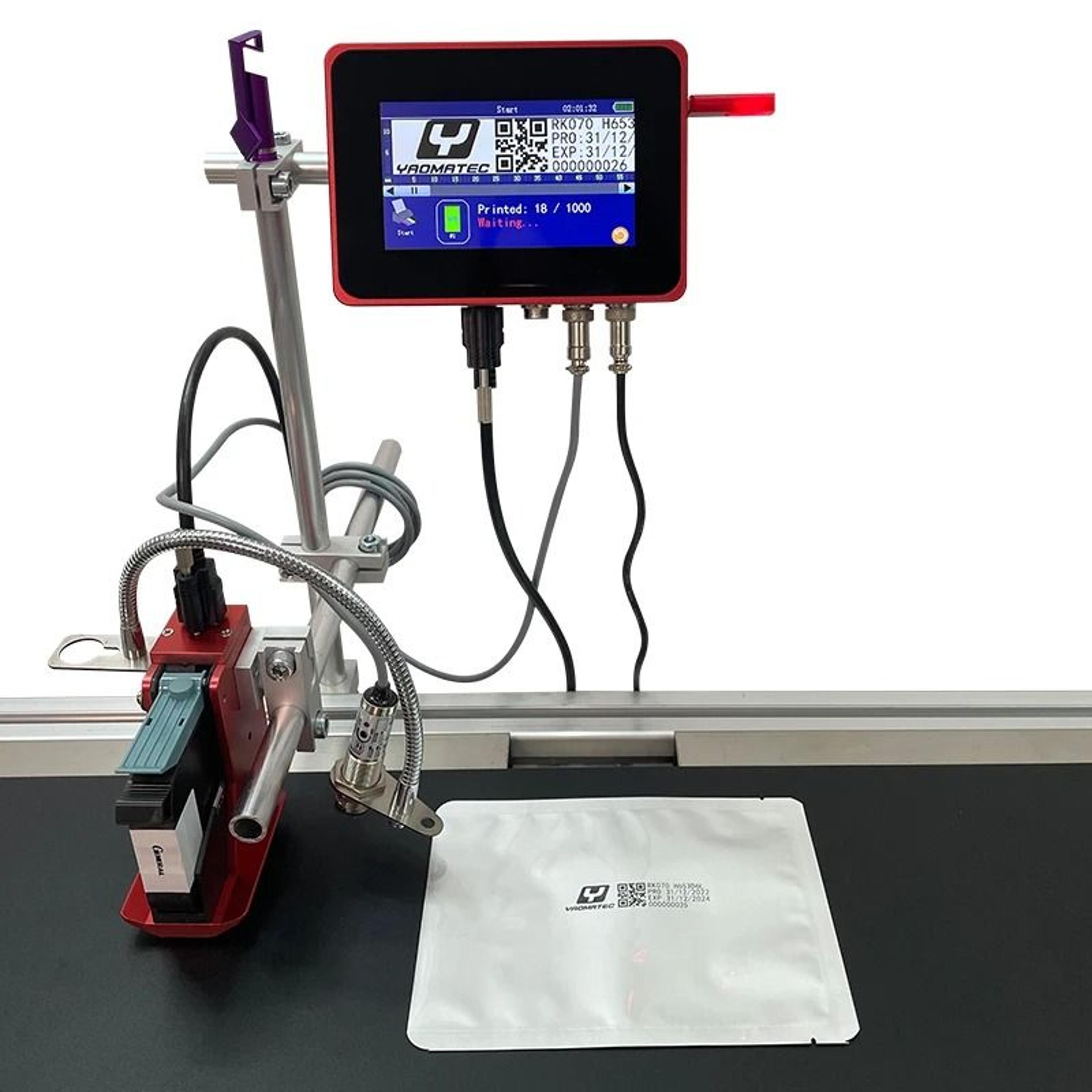 r series 12.7mm 25.4mm online inkjet printer 28 languages tij automatic coding machine