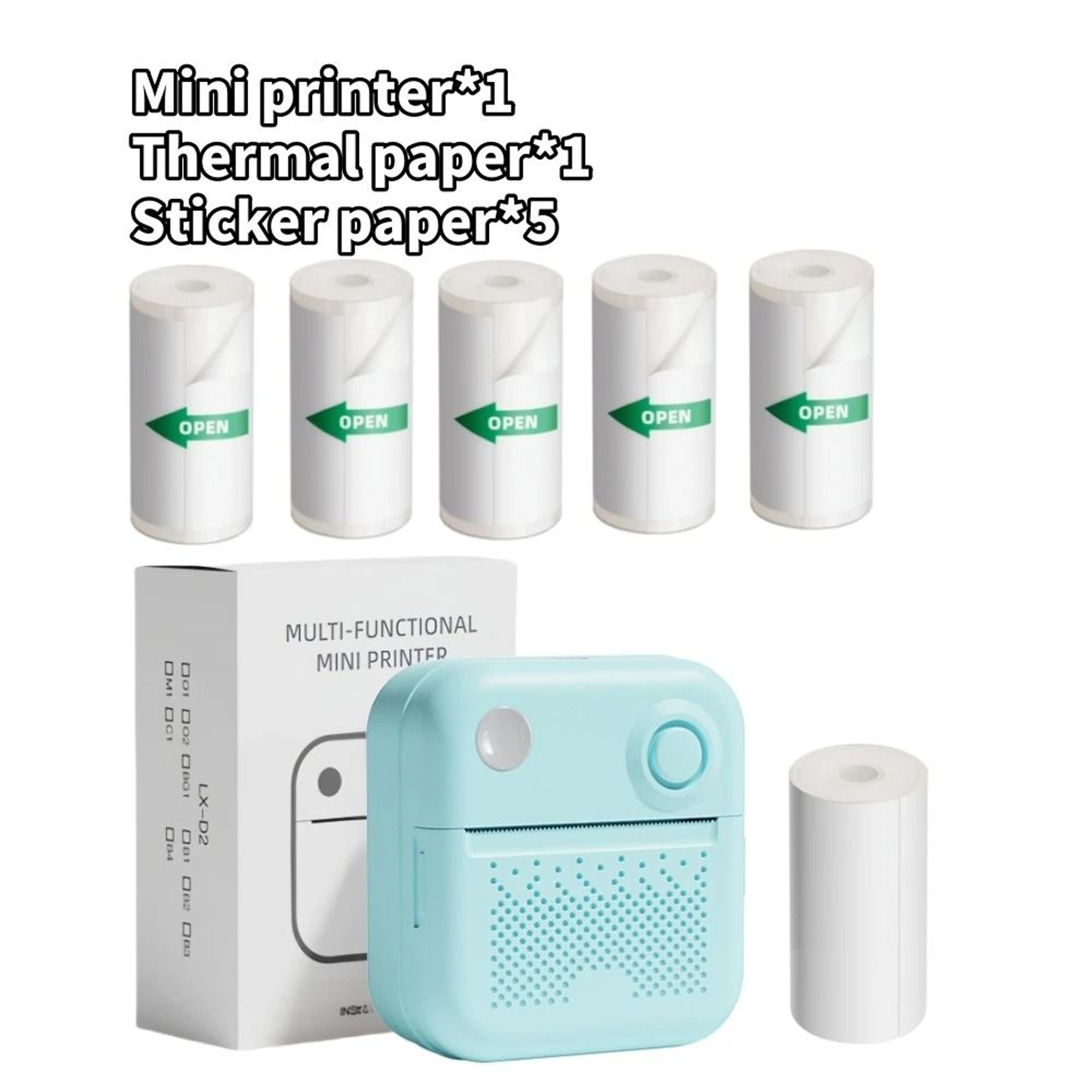 Dolewa D3 Portable Mini Thermal Pocket Printer Wireless Photo  Sticker Maker 12