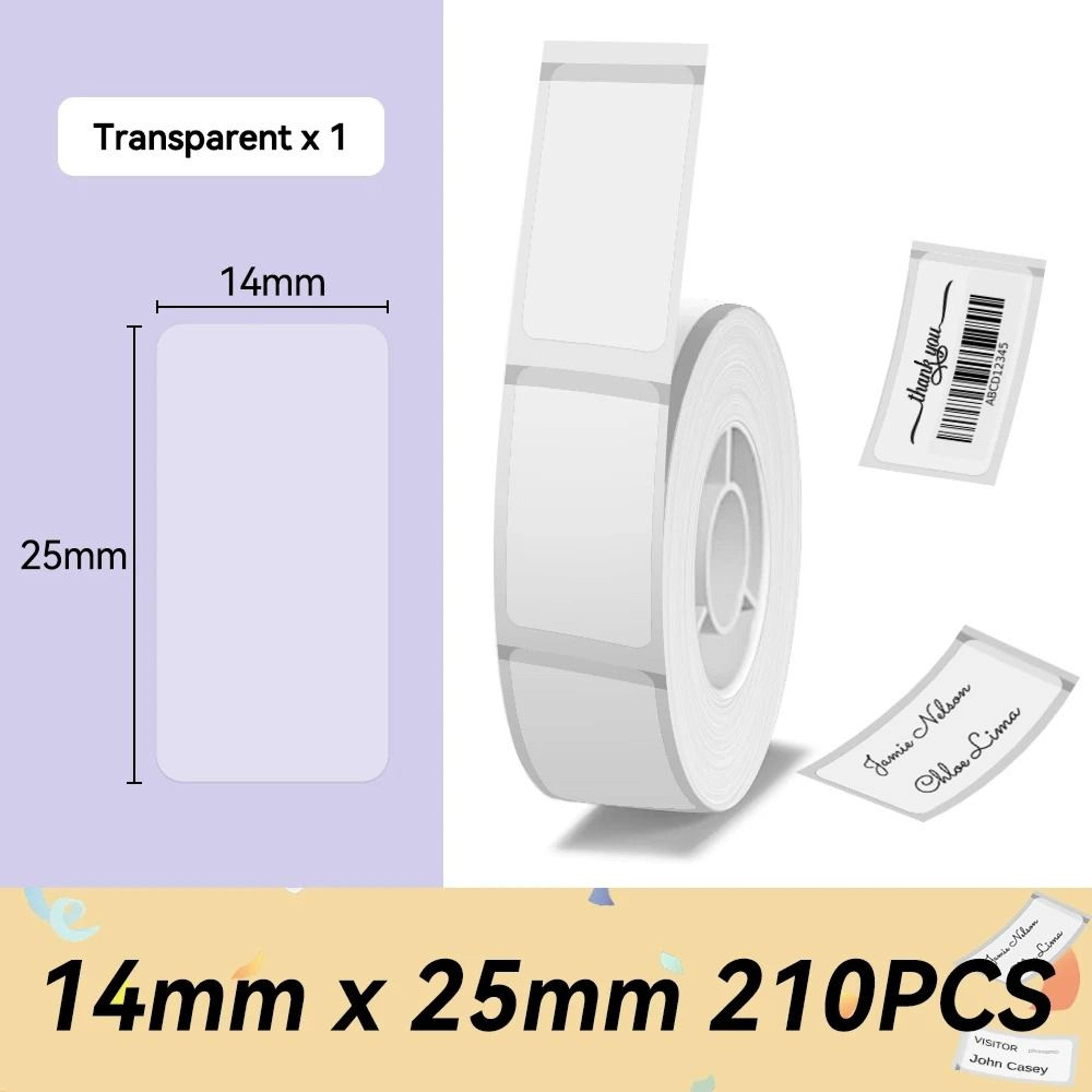 Phomemo D30 Q30 SelfAdhesive Thermal Label Tape Roll 6mm15mm Replacement Sticker 16