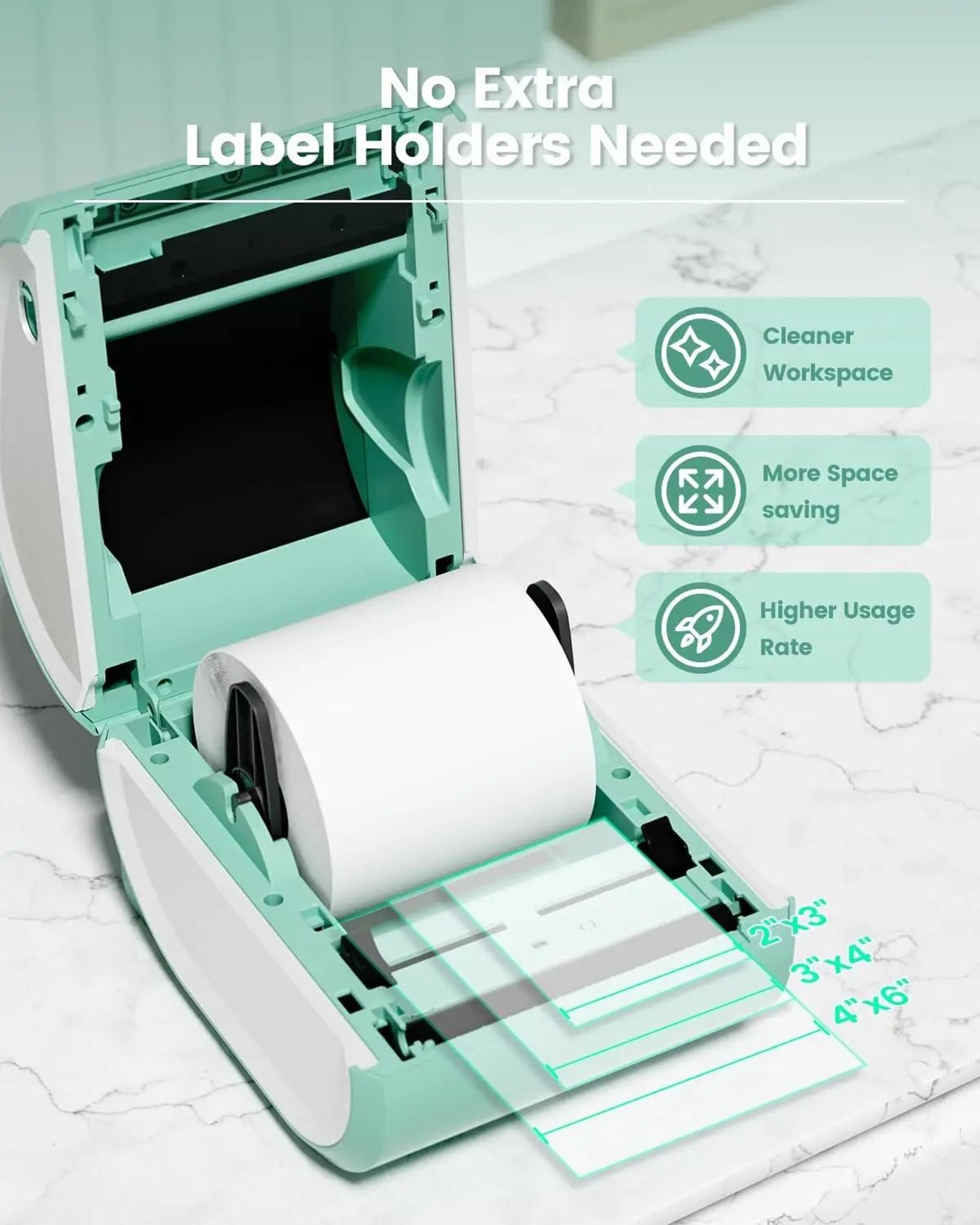 D520 BT Wireless Bluetooth Thermal Shipping Label Printer HighSpeed Desktop Package Label Maker 4