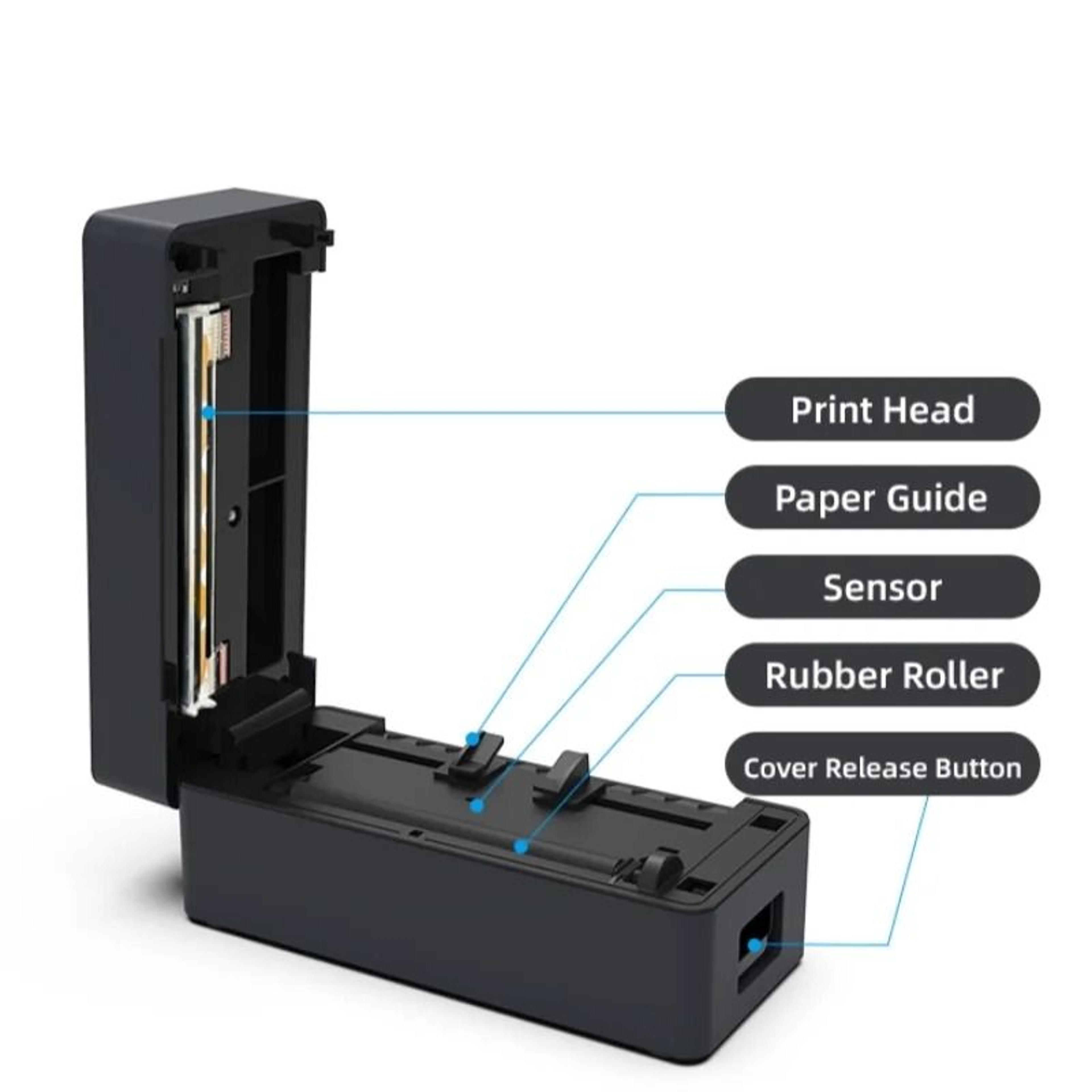 Wireless Bluetooth  USB 4x6 Thermal Shipping Label Printer 203DPI HighSpeed Express Airway Bill Mak 4