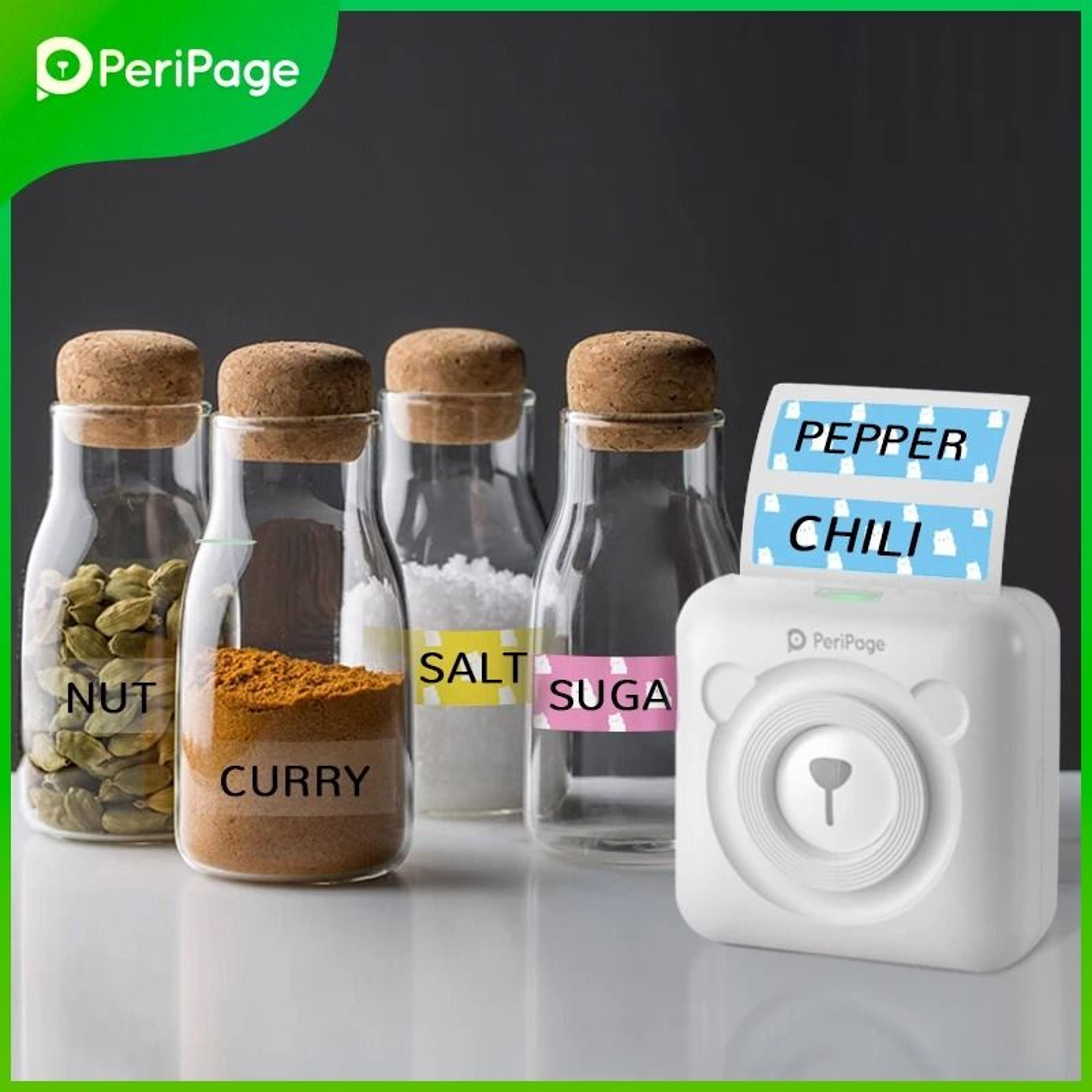 PeriPage A6 304DPI HD Mini Photo Printer Portable Bluetooth Wireless Sticker Label Maker 3