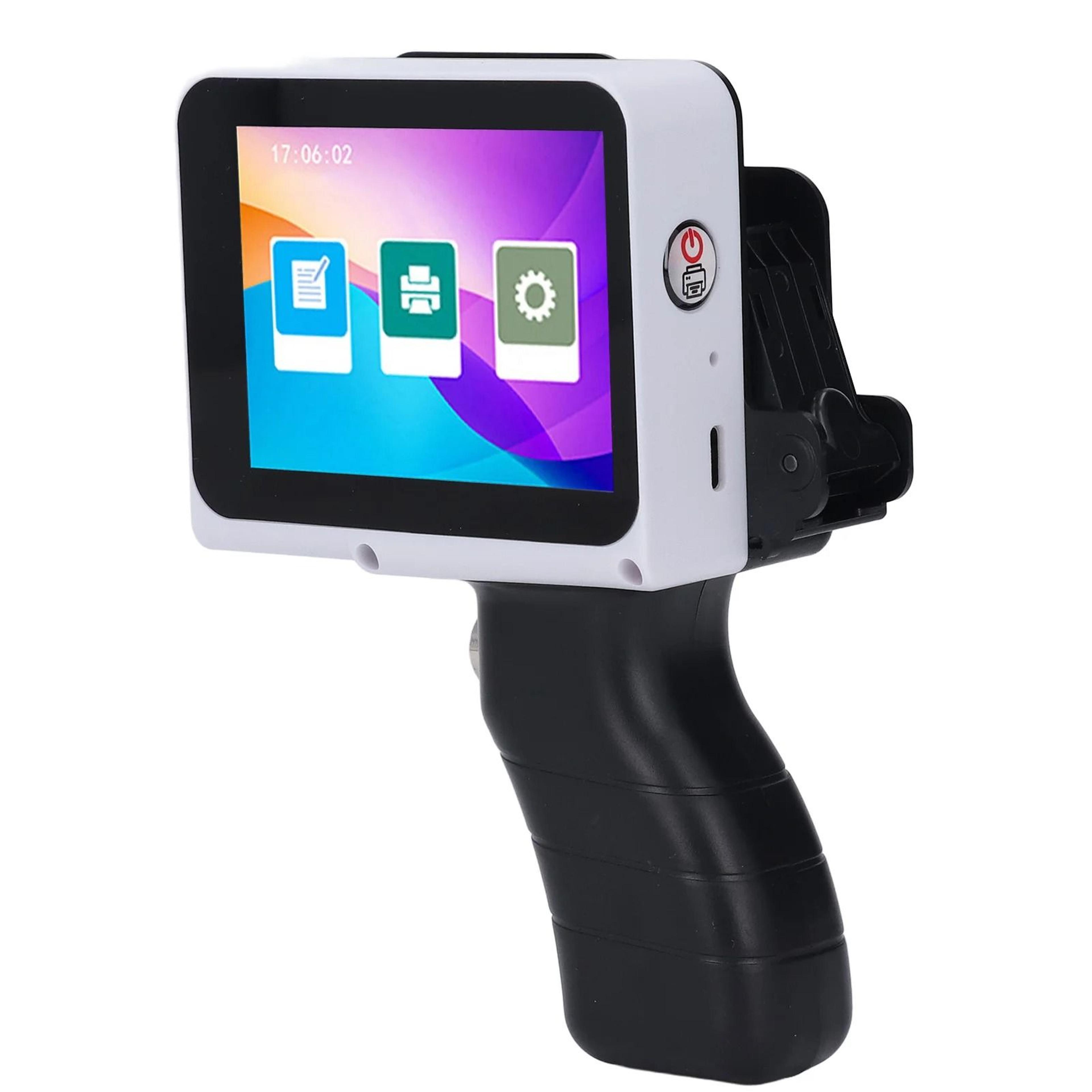 12.7mm handheld thermal inkjet printer multi-language batch number & barcode coding machine