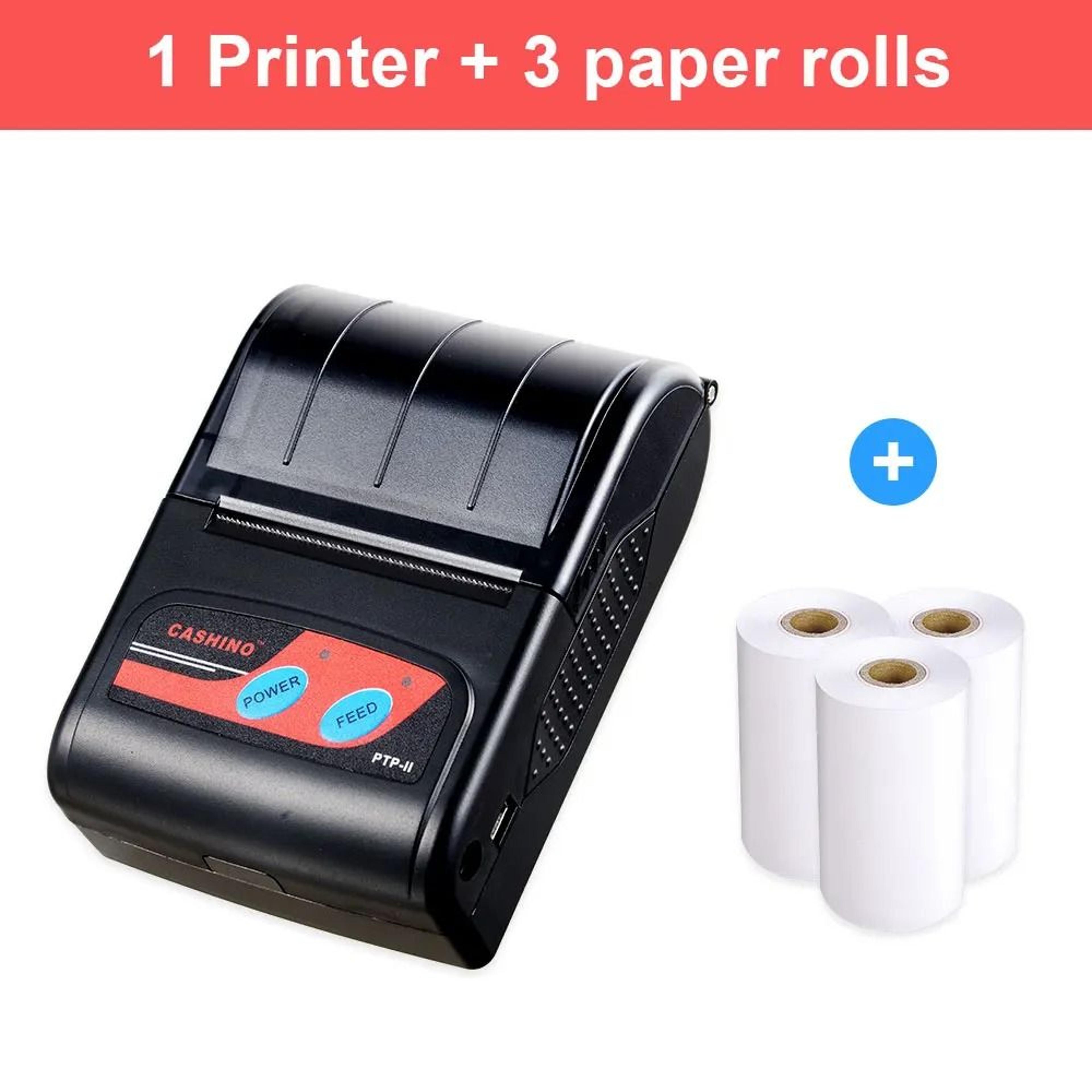Cashino PTPII 2Inch 58mm Mini Portable Mobile Bluetooth Thermal Receipt Printer With 2000mAh Batter 3