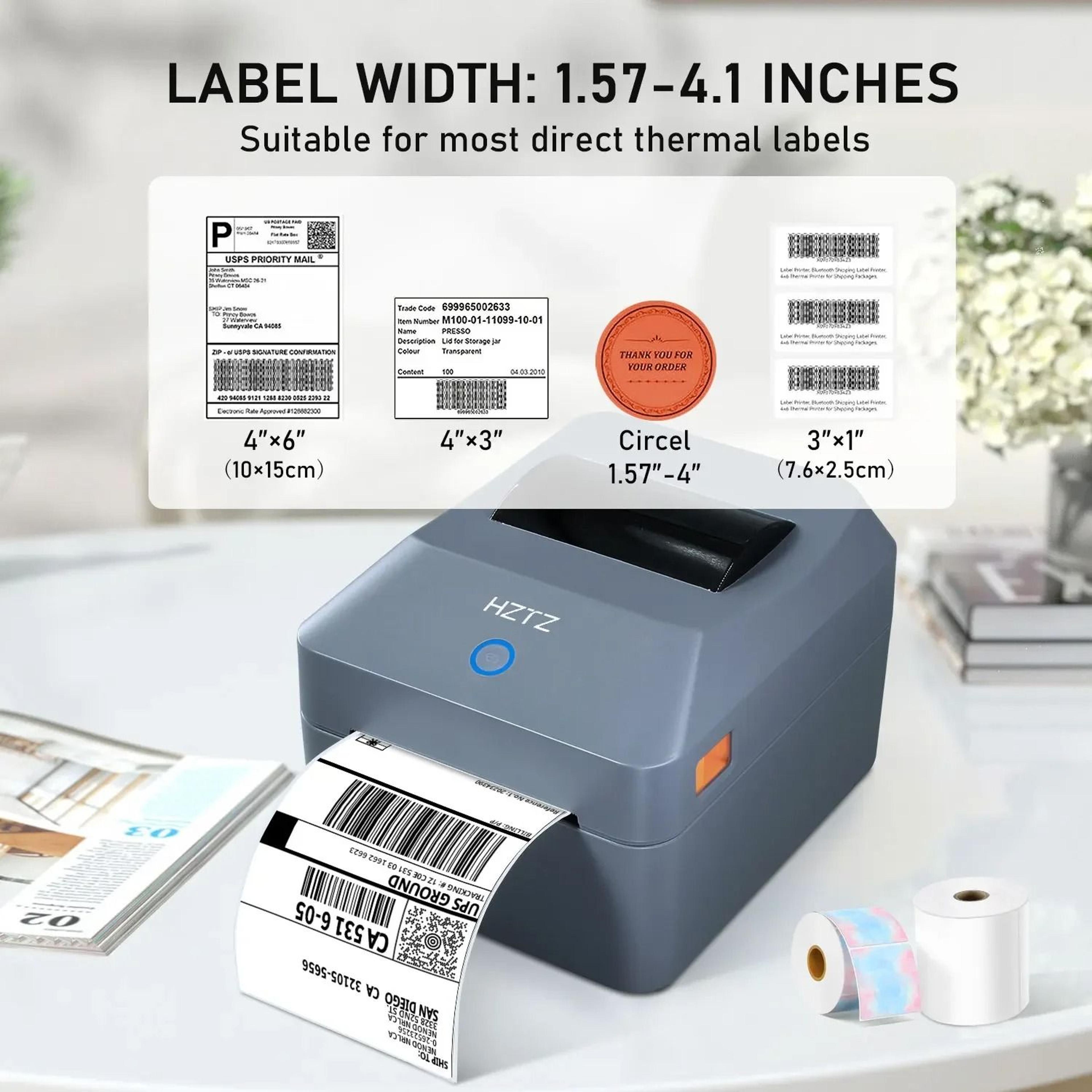 Commercial 4x6 Desktop Thermal Shipping Label Printer For Small Businesses ECommerce  Package Logis 3