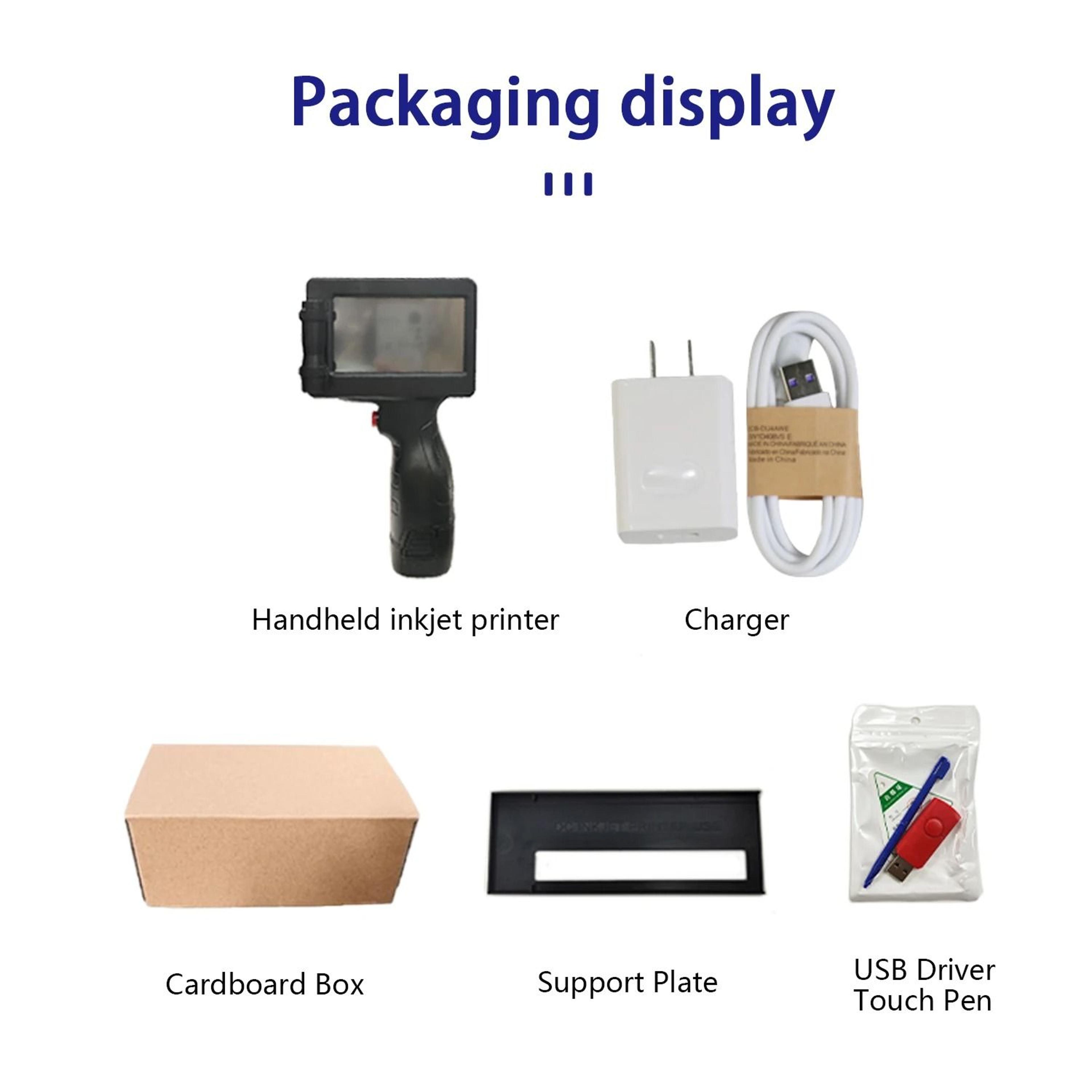 EURANNIT E17 127mm Handheld Portable Thermal Inkjet Printer Coding Machine For Text QR Codes Barcod 5