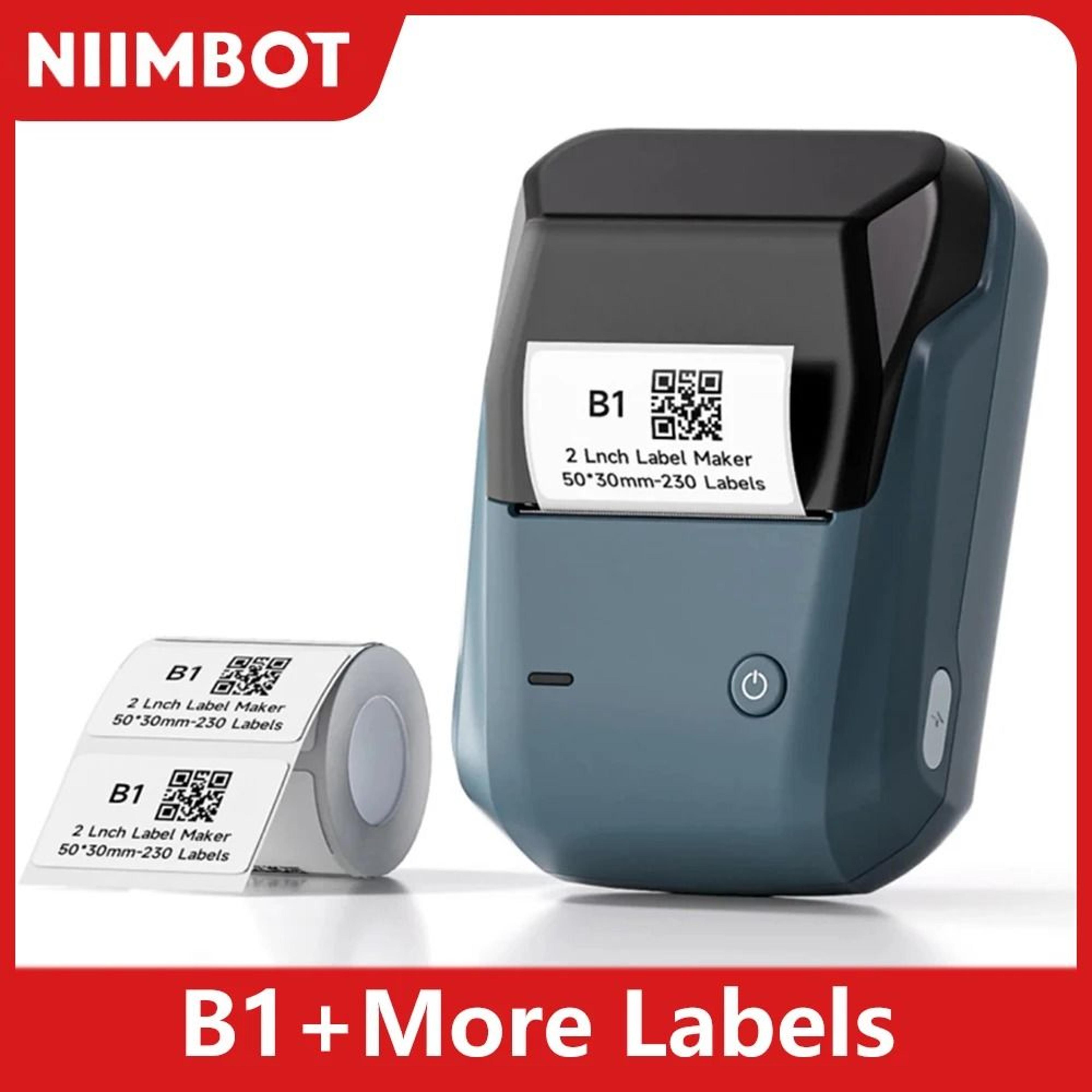 niimbot b1 mini portable thermal label printer bluetooth self-adhesive sticker maker pocket labeling machine