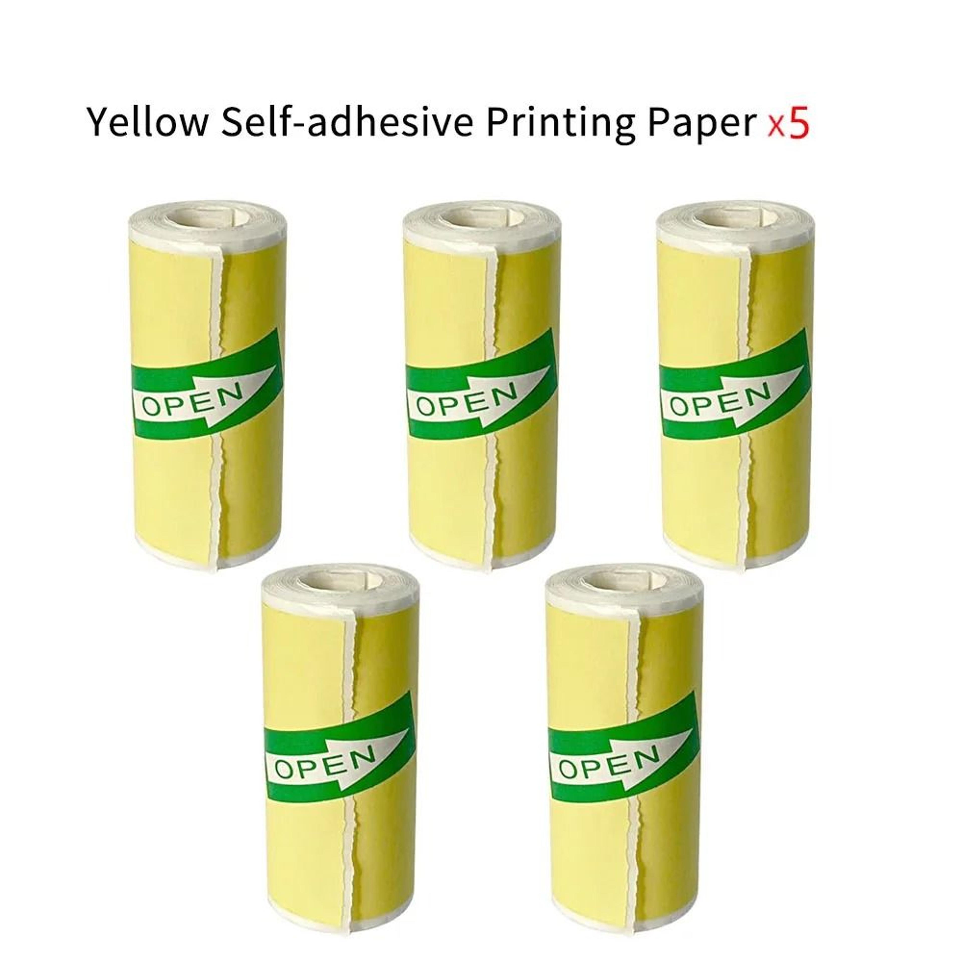 Mini Portable Thermal Paper Rolls HD 57x25mm SelfAdhesive Sticker Label Rolls For Pocket Printers 14