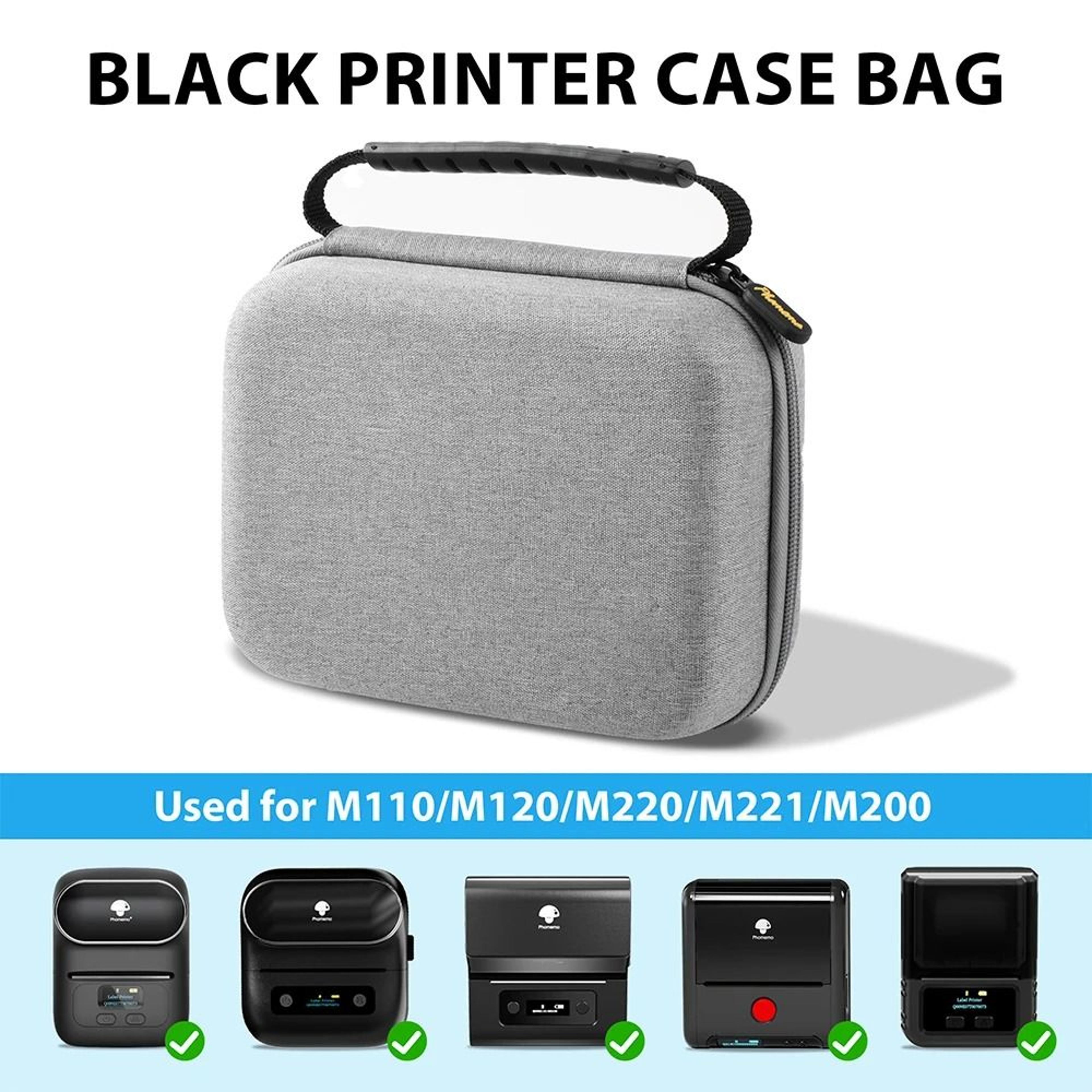 Protective Travel Storage Case For Phomemo M220 M110 M221  Niimbot B1 B21 Label Printers 6