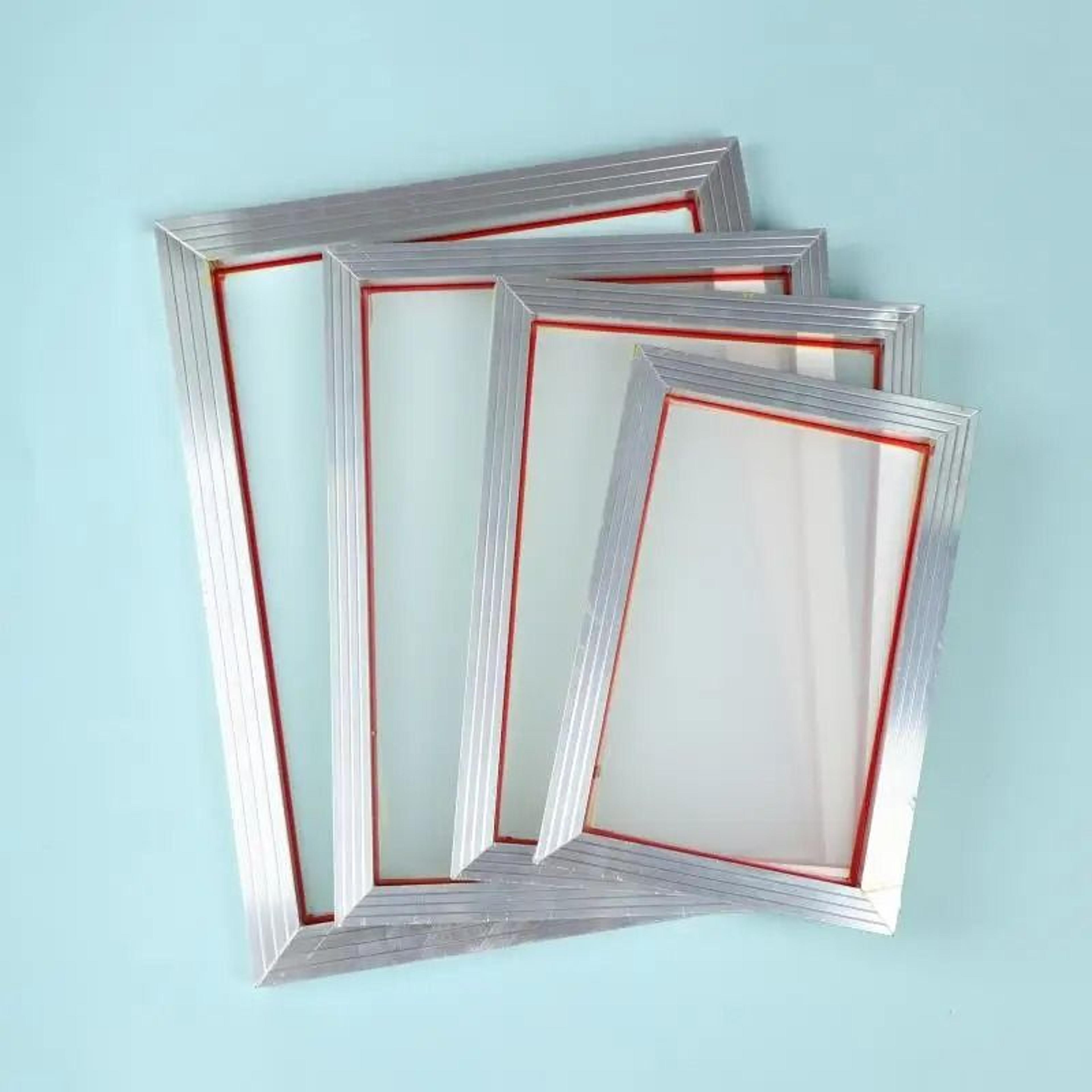 large 20x24 inch aluminum silk screen printing frame with durable mesh kit for diy t-shirt printing