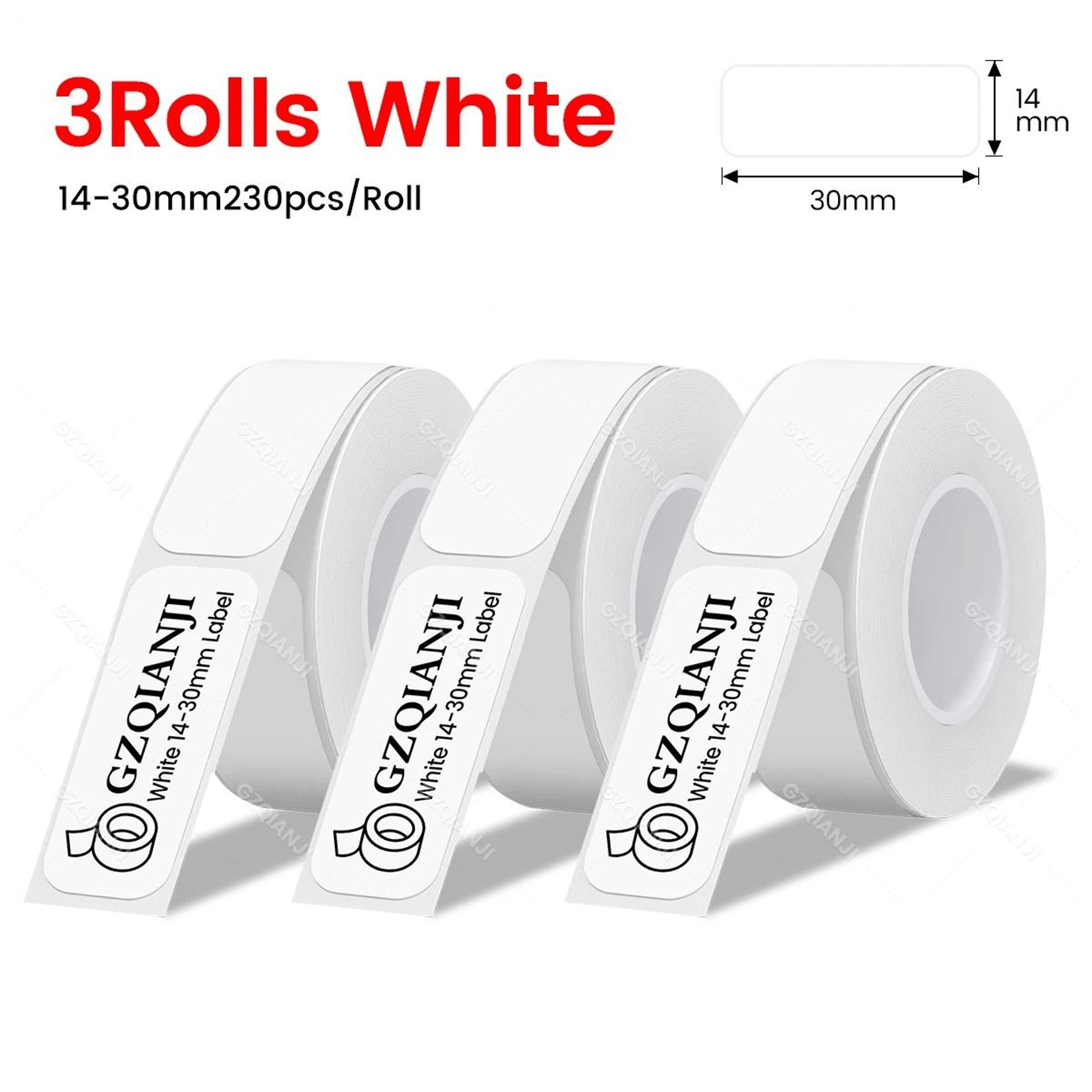 Mini Thermal Label Tape Roll Set 1215mm Waterproof Adhesive Stickers For P15 Label Printer 9