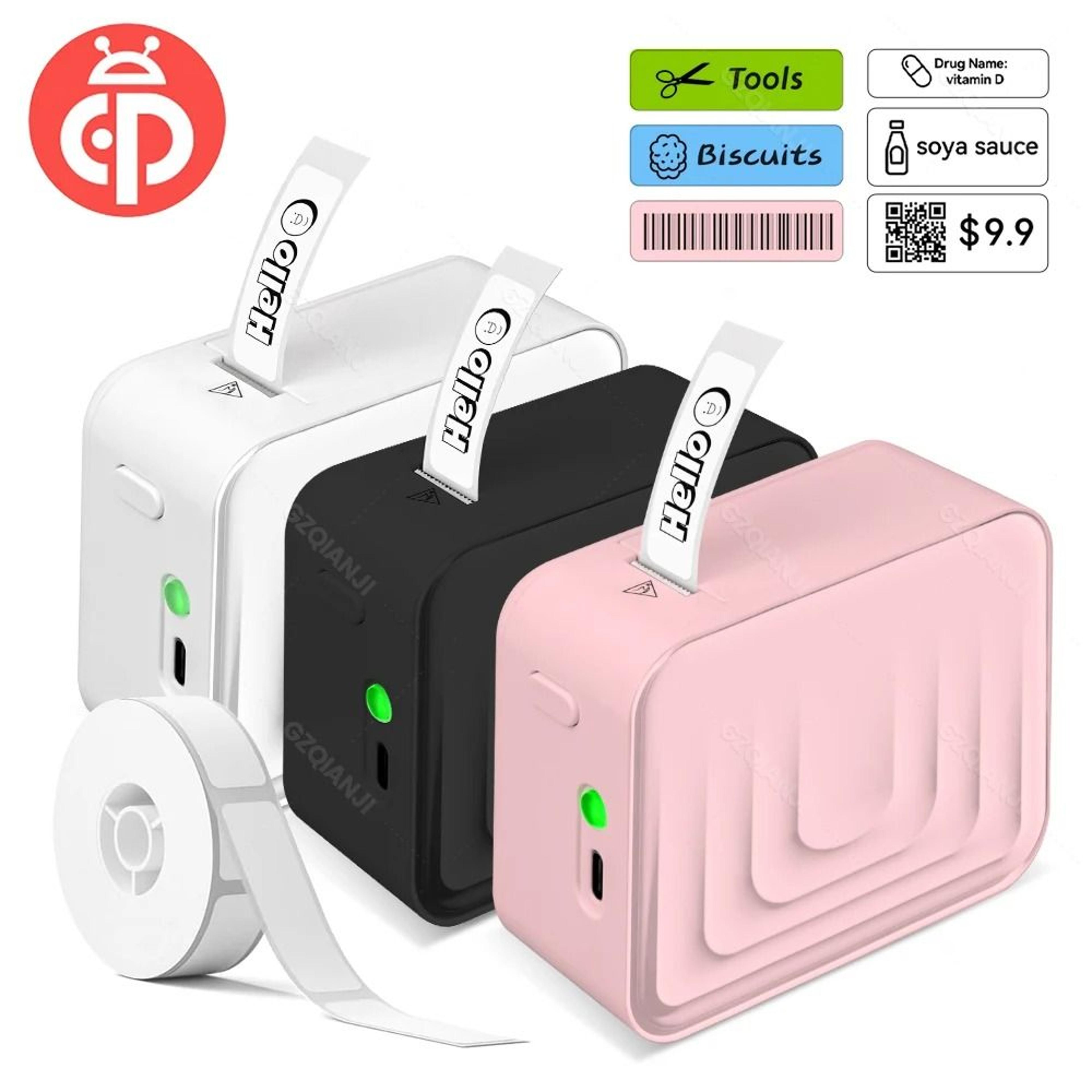 marklife m1 portable thermal label printer mini bluetooth sticker machine